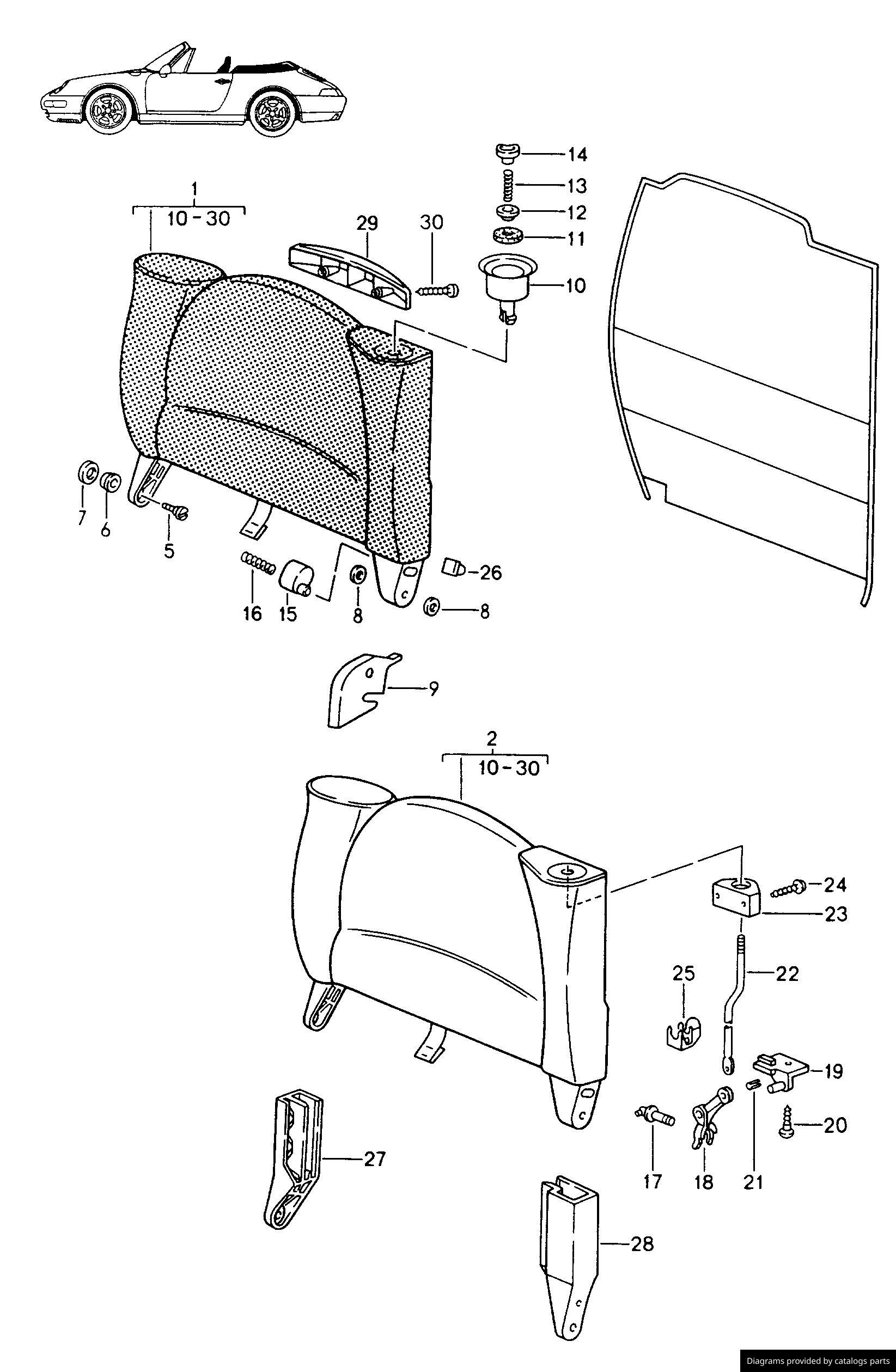 Car part diagram