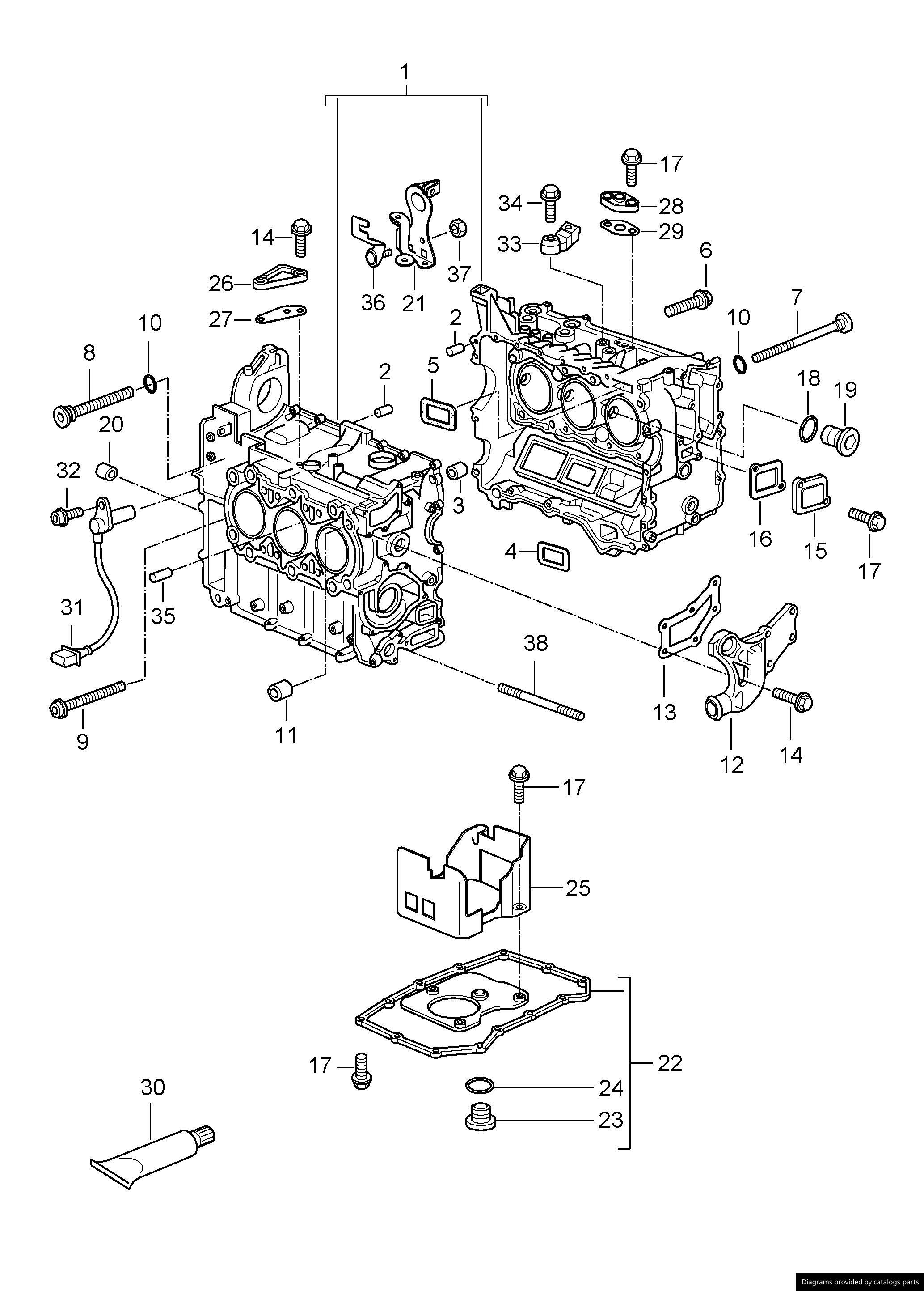 Car part diagram