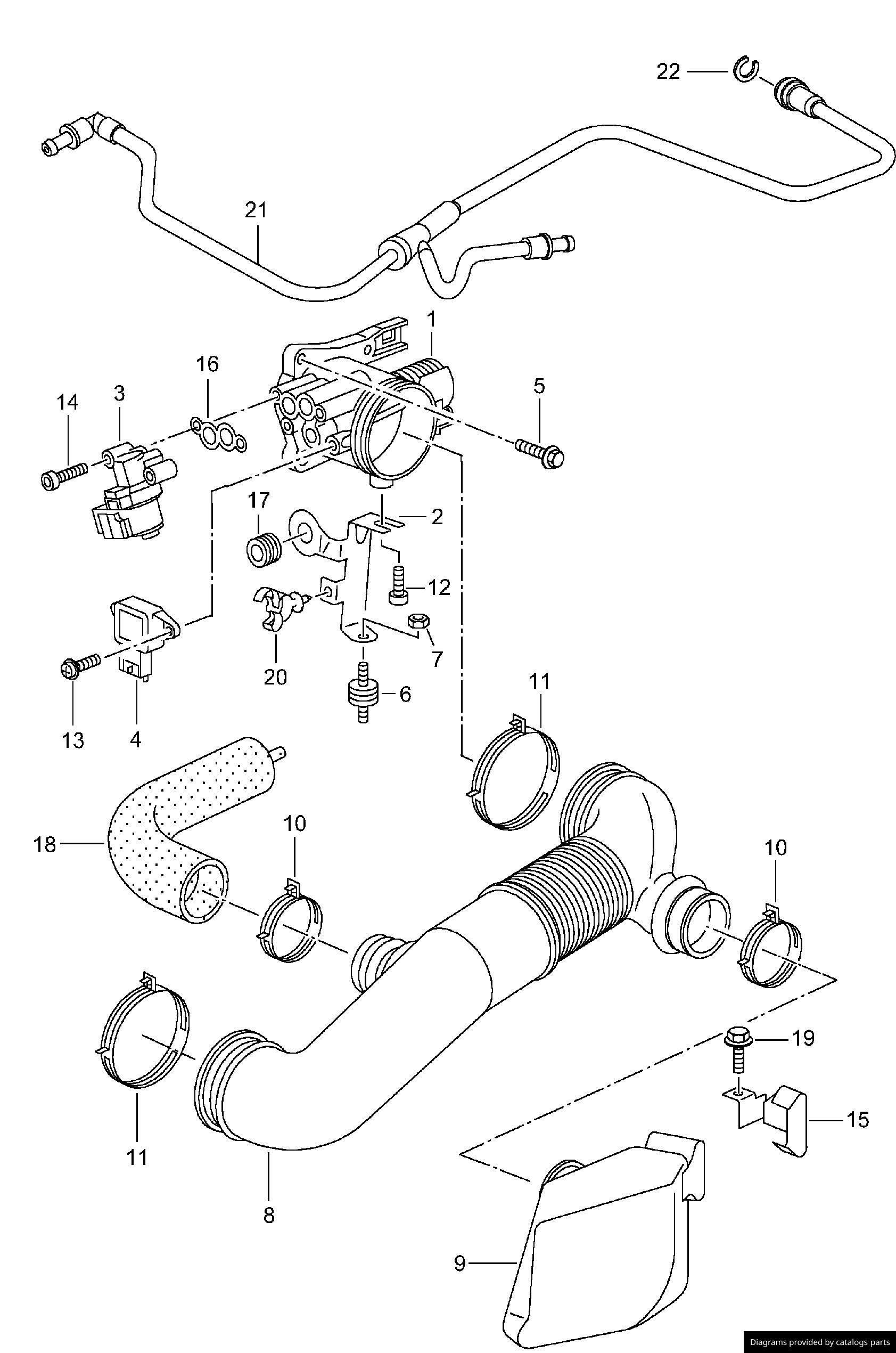 Car part diagram