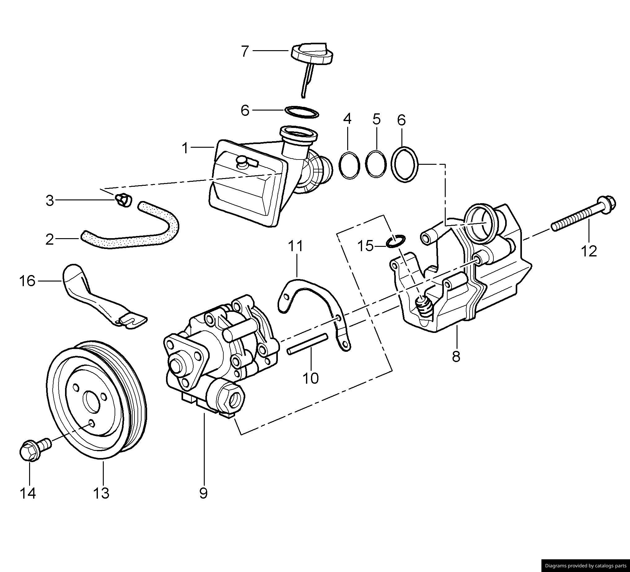 Car part diagram