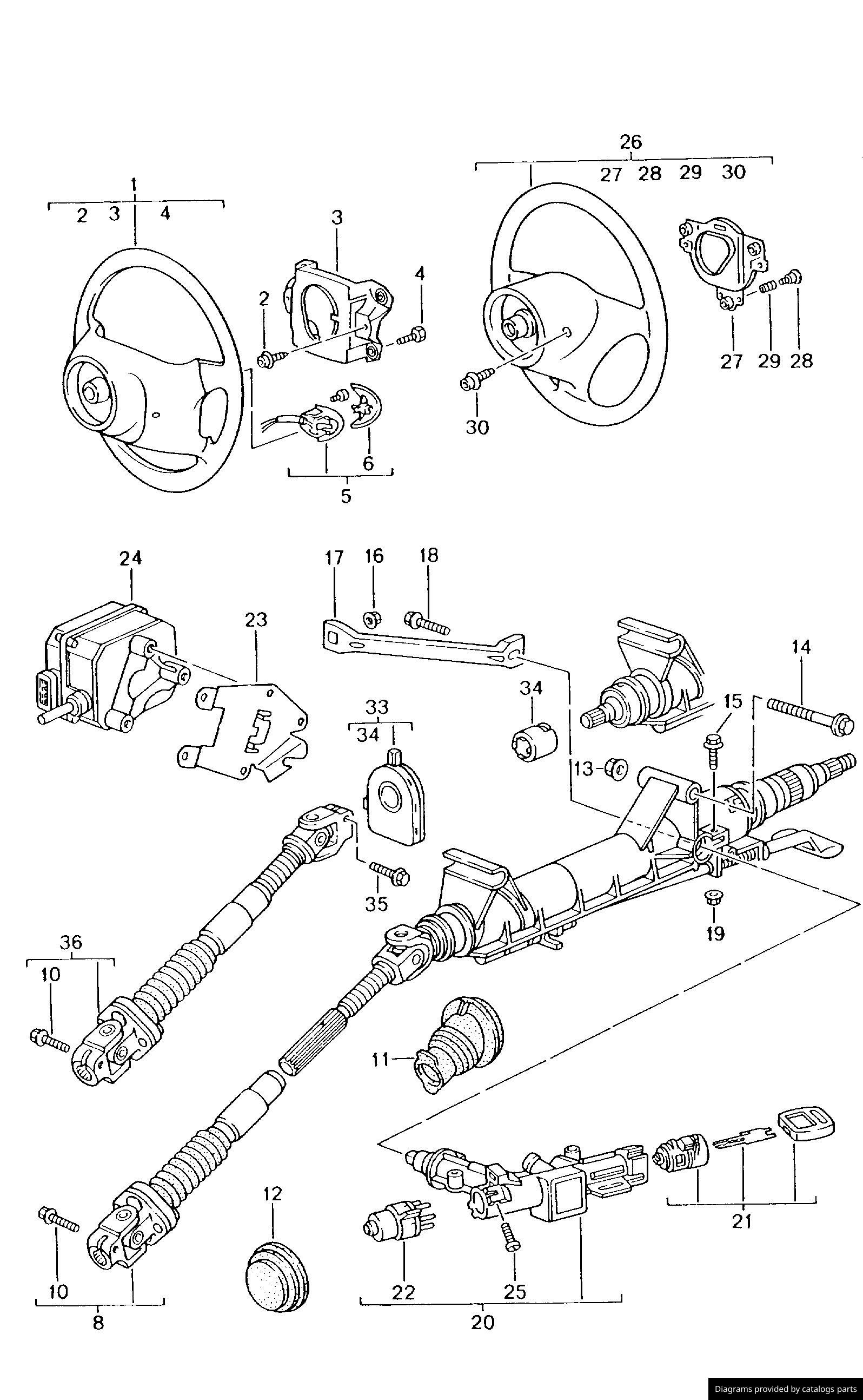 Car part diagram