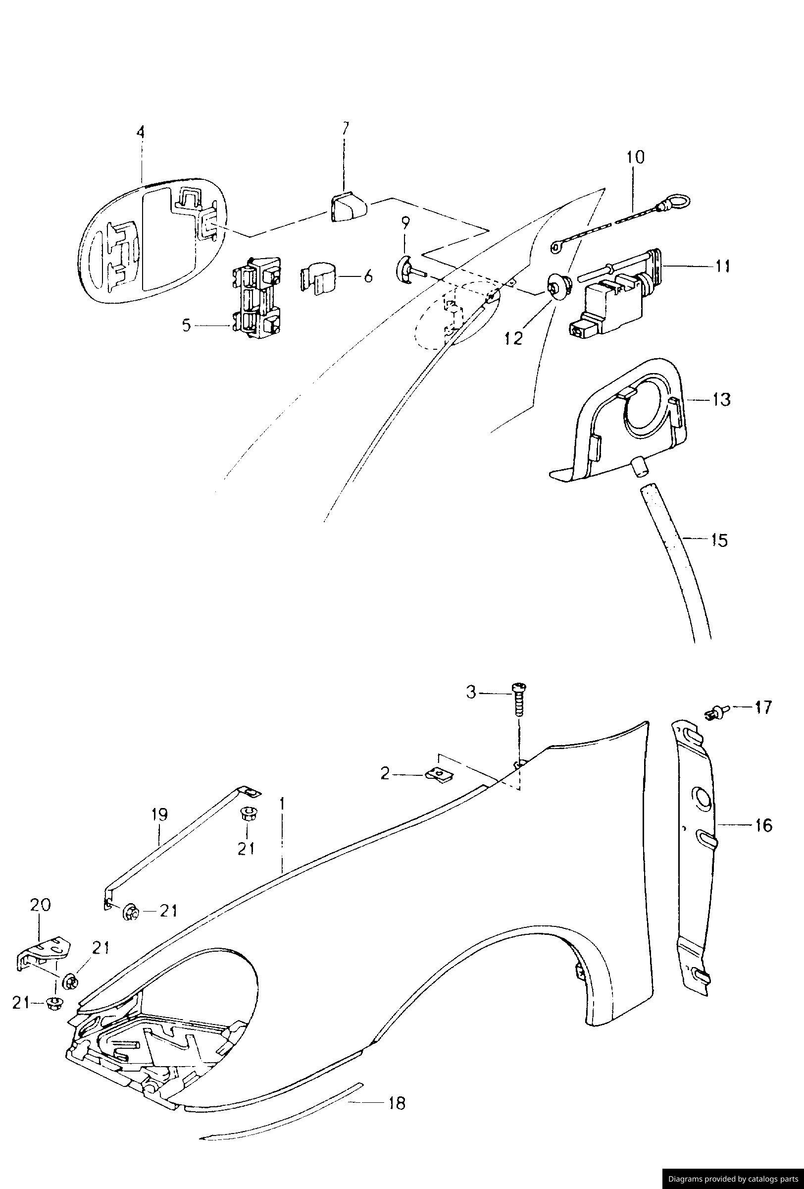 Car part diagram