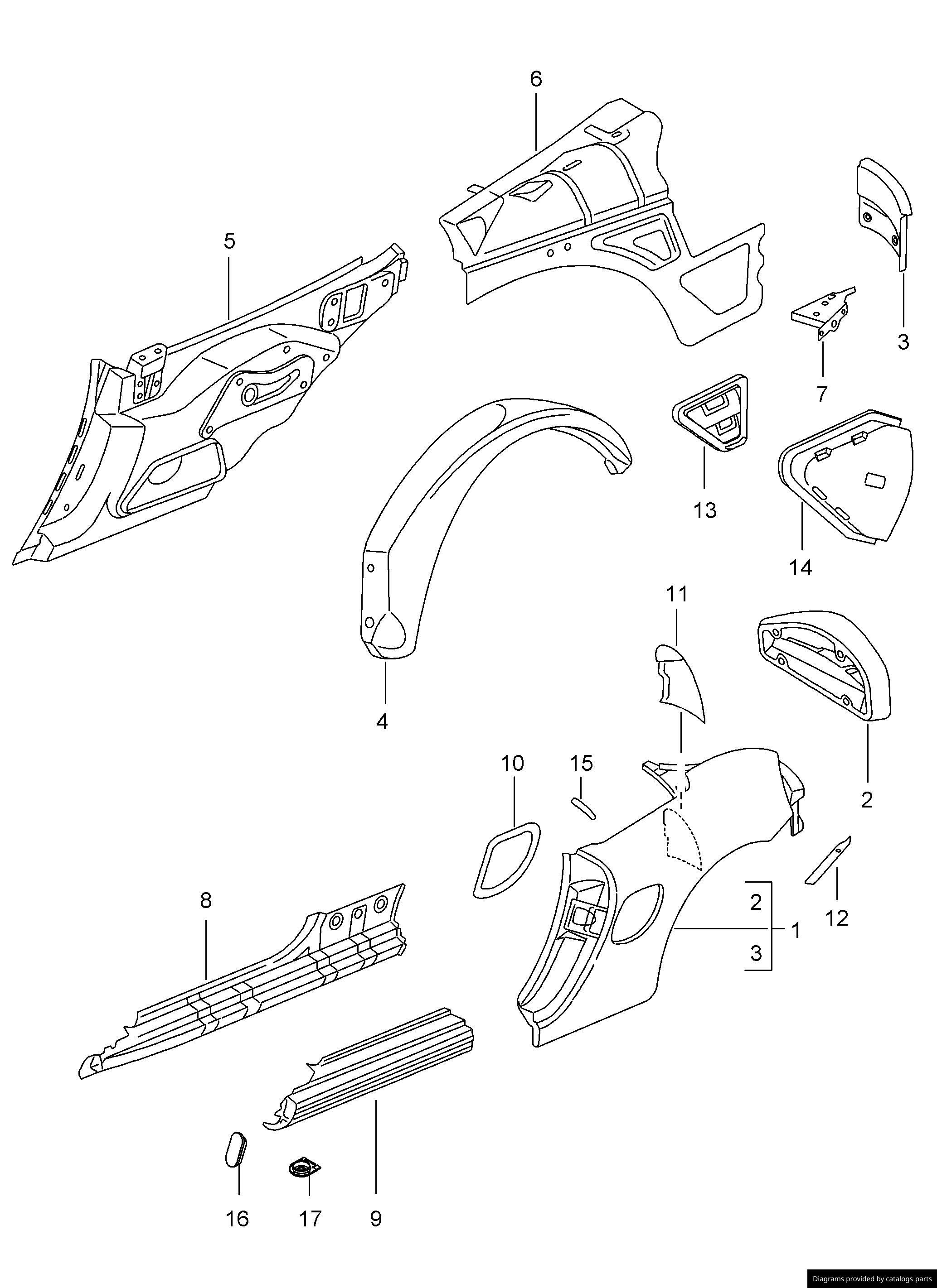 Car part diagram