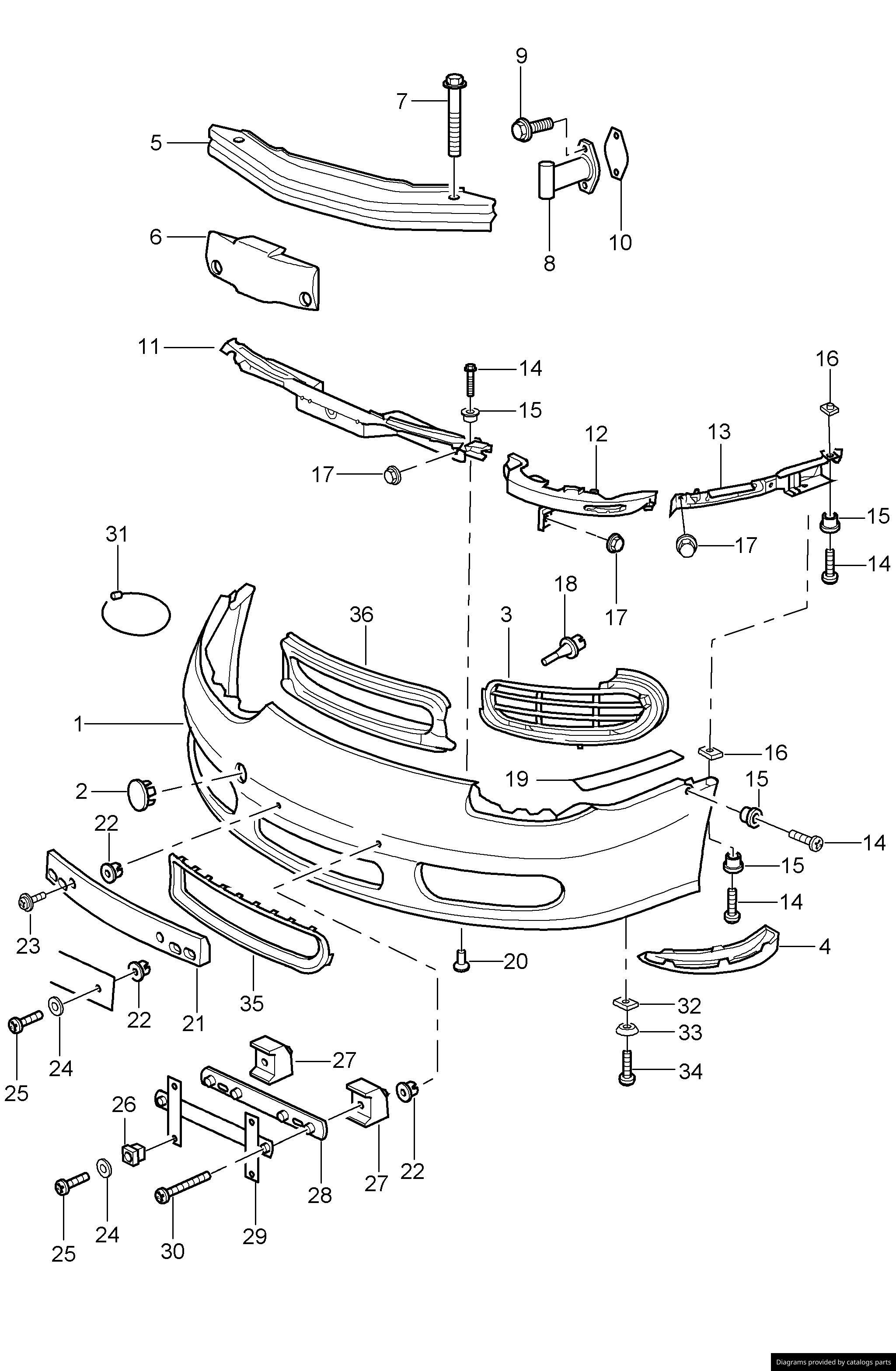 Car part diagram