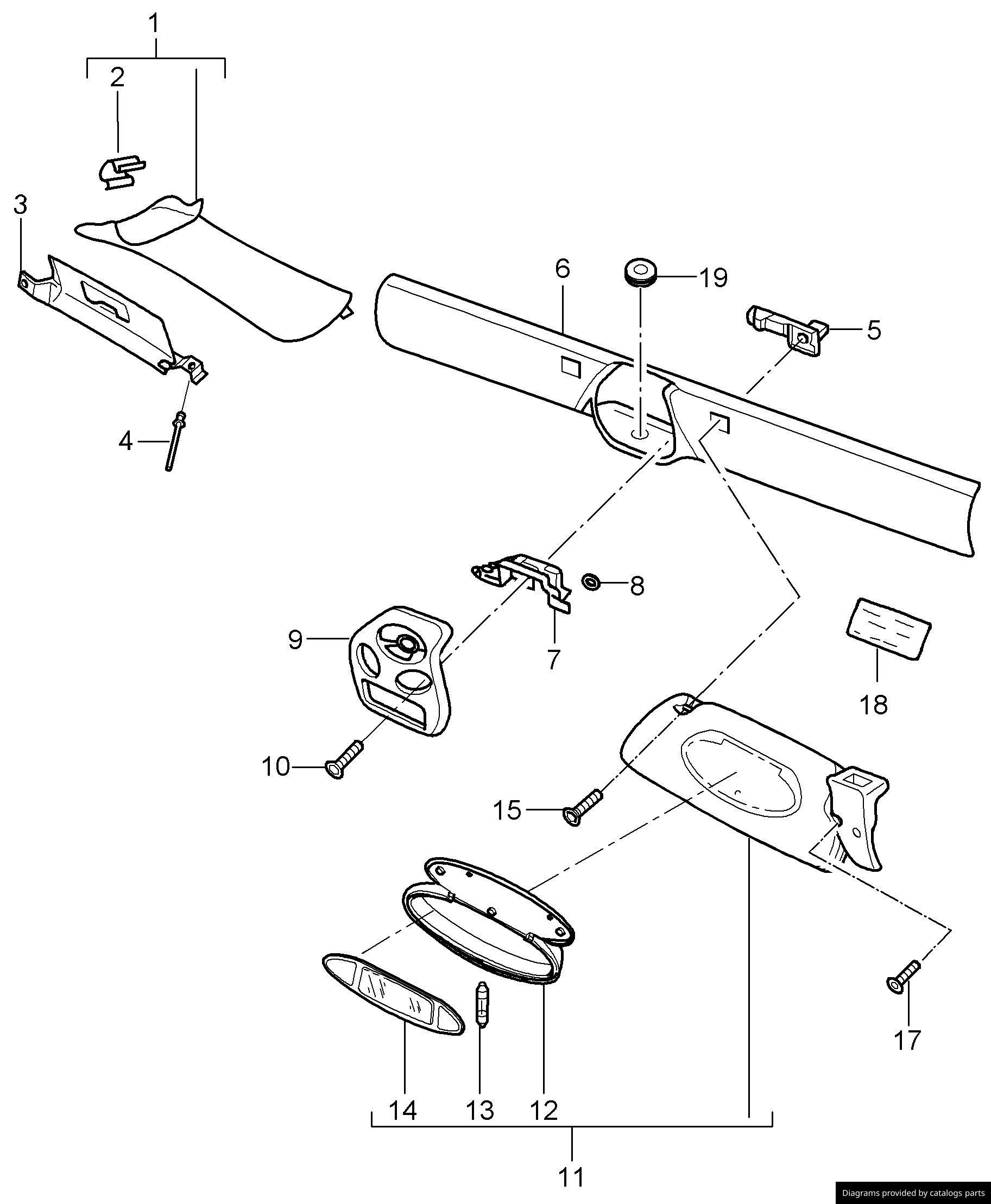 Car part diagram