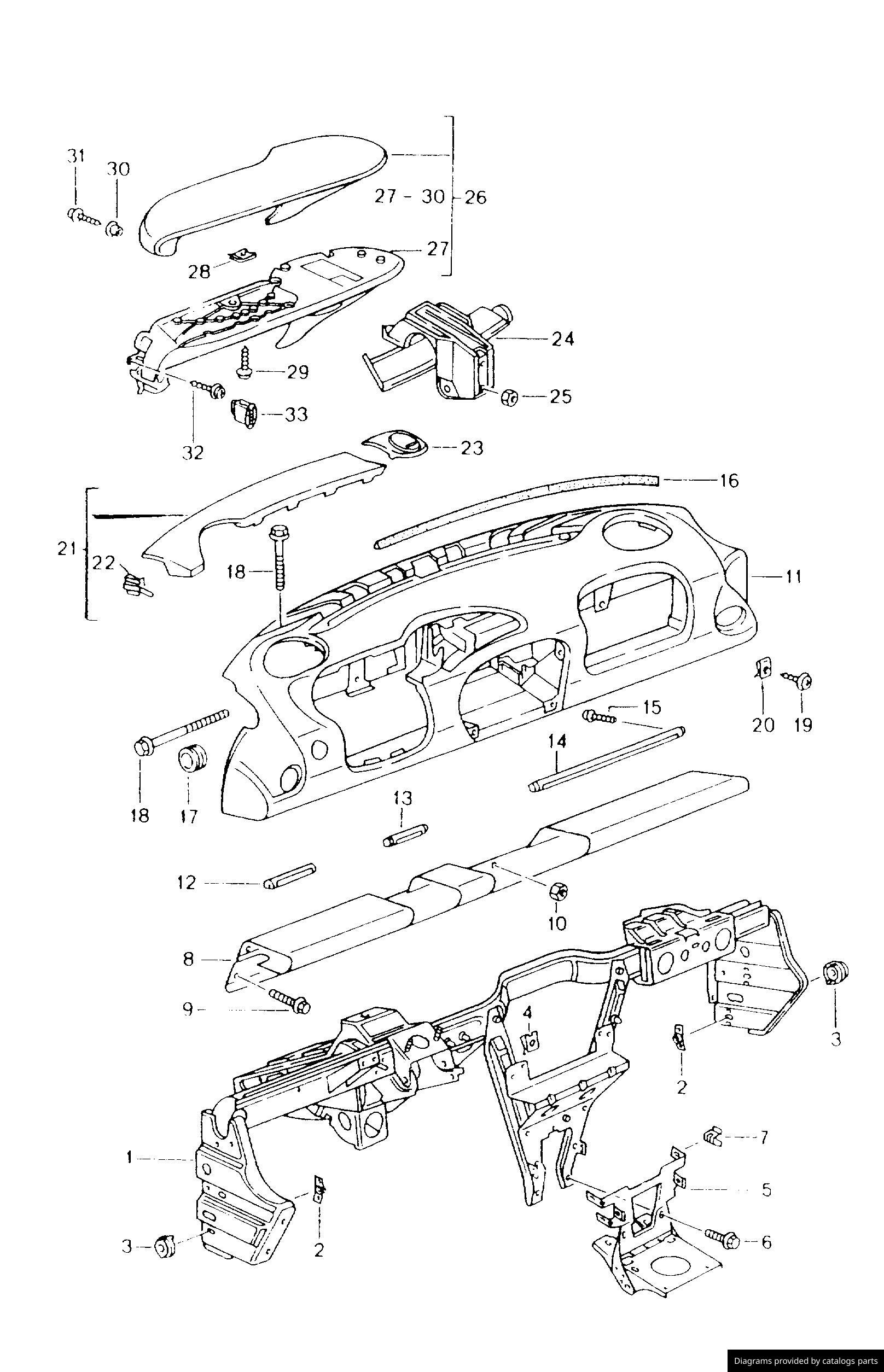 Car part diagram