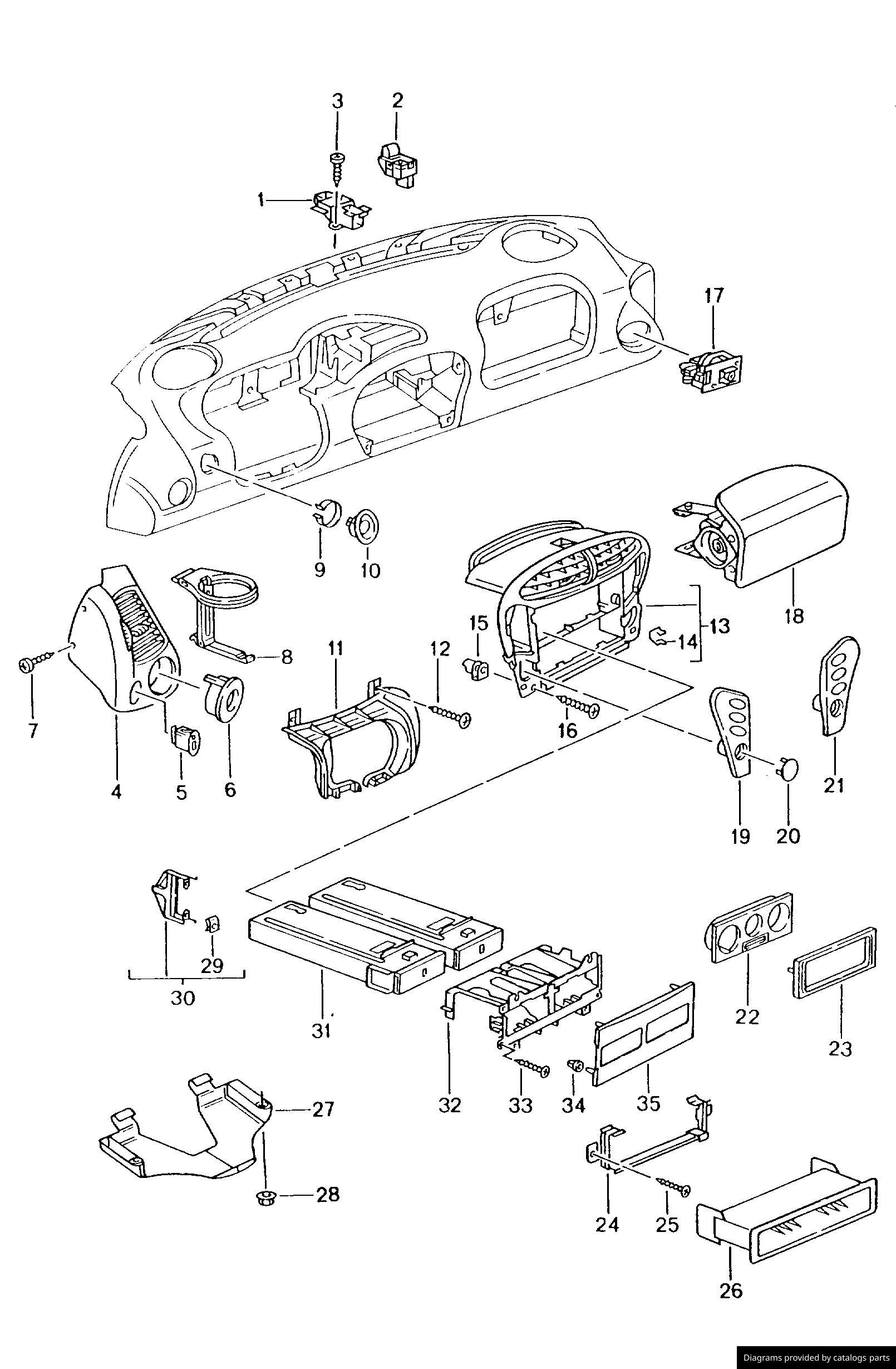 Car part diagram
