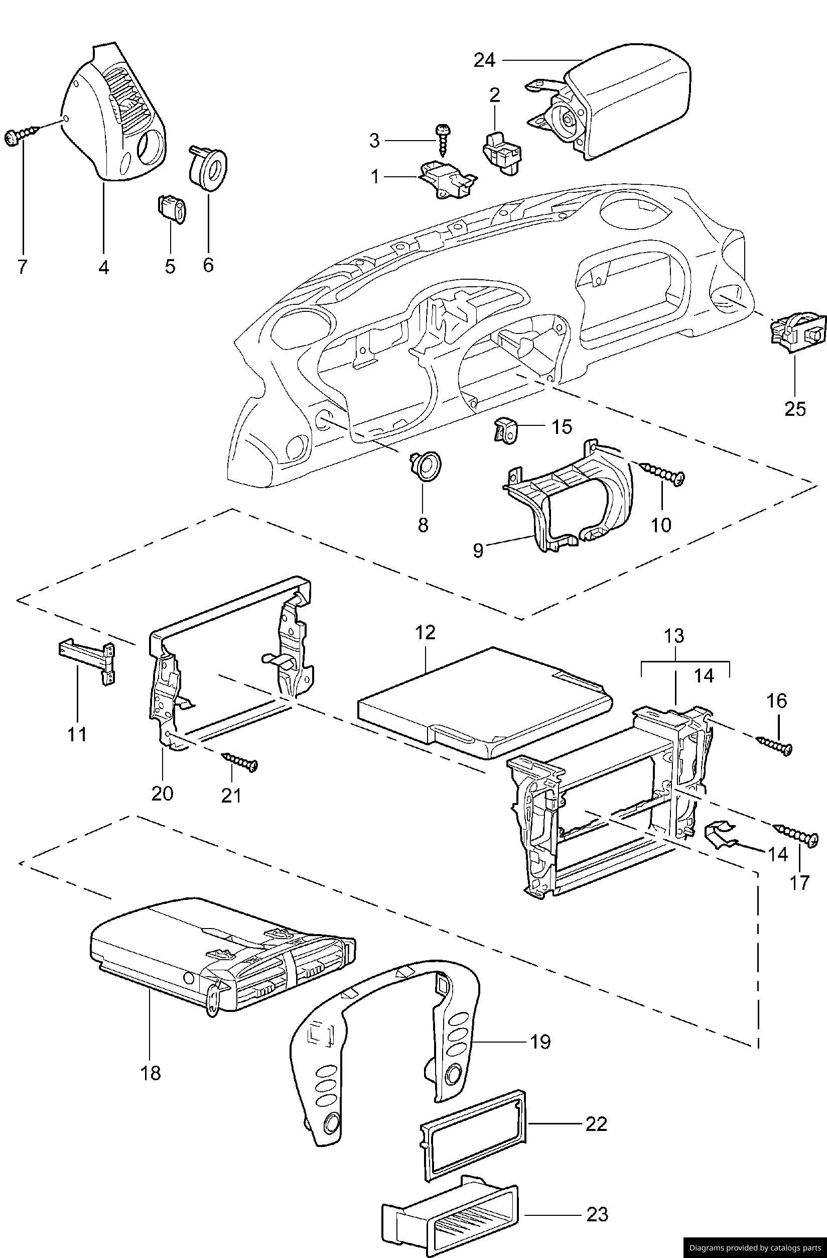 Car part diagram