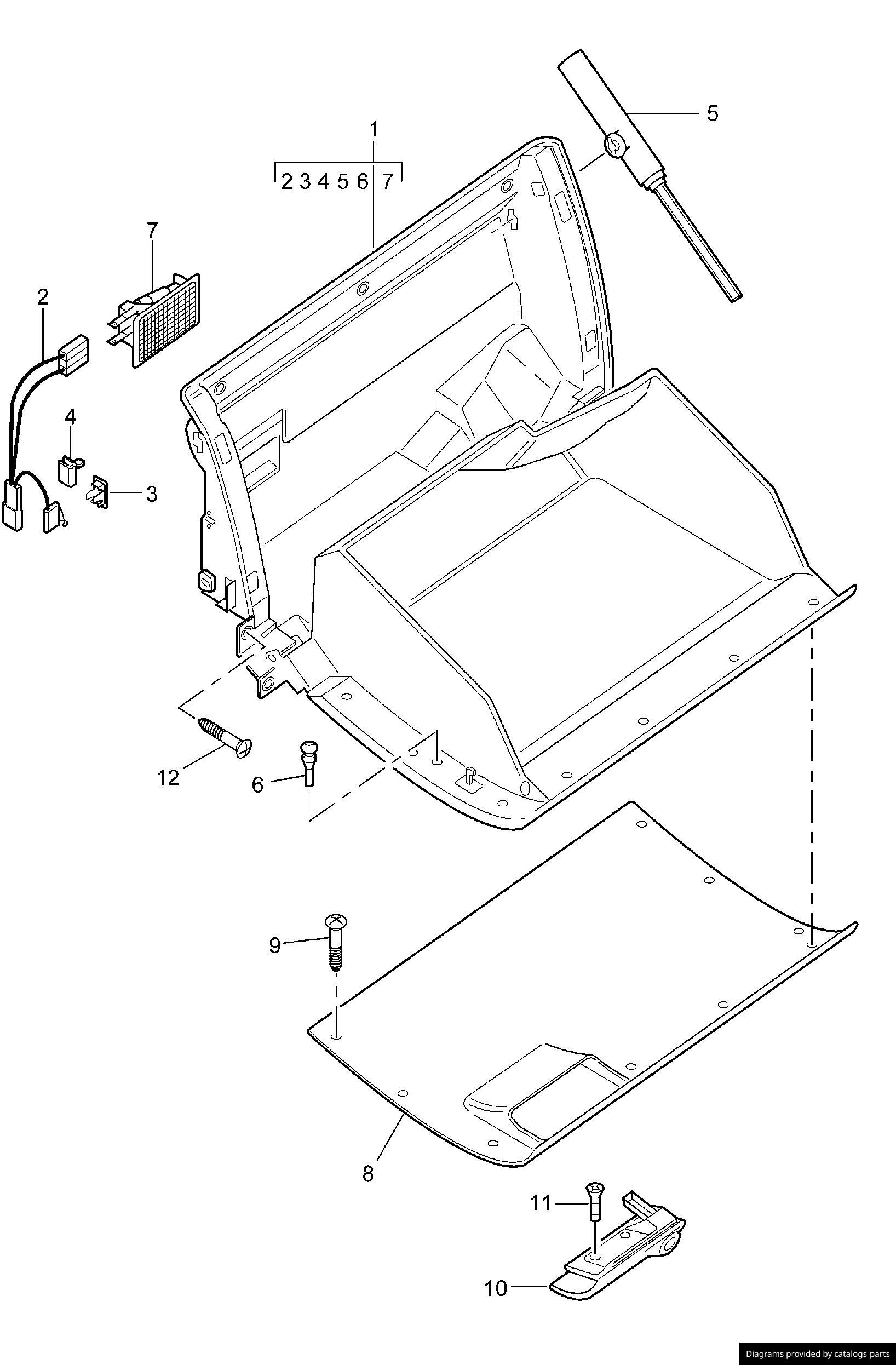 Car part diagram