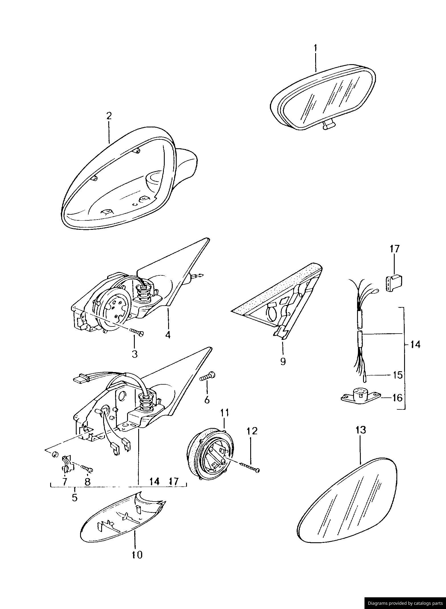 Car part diagram