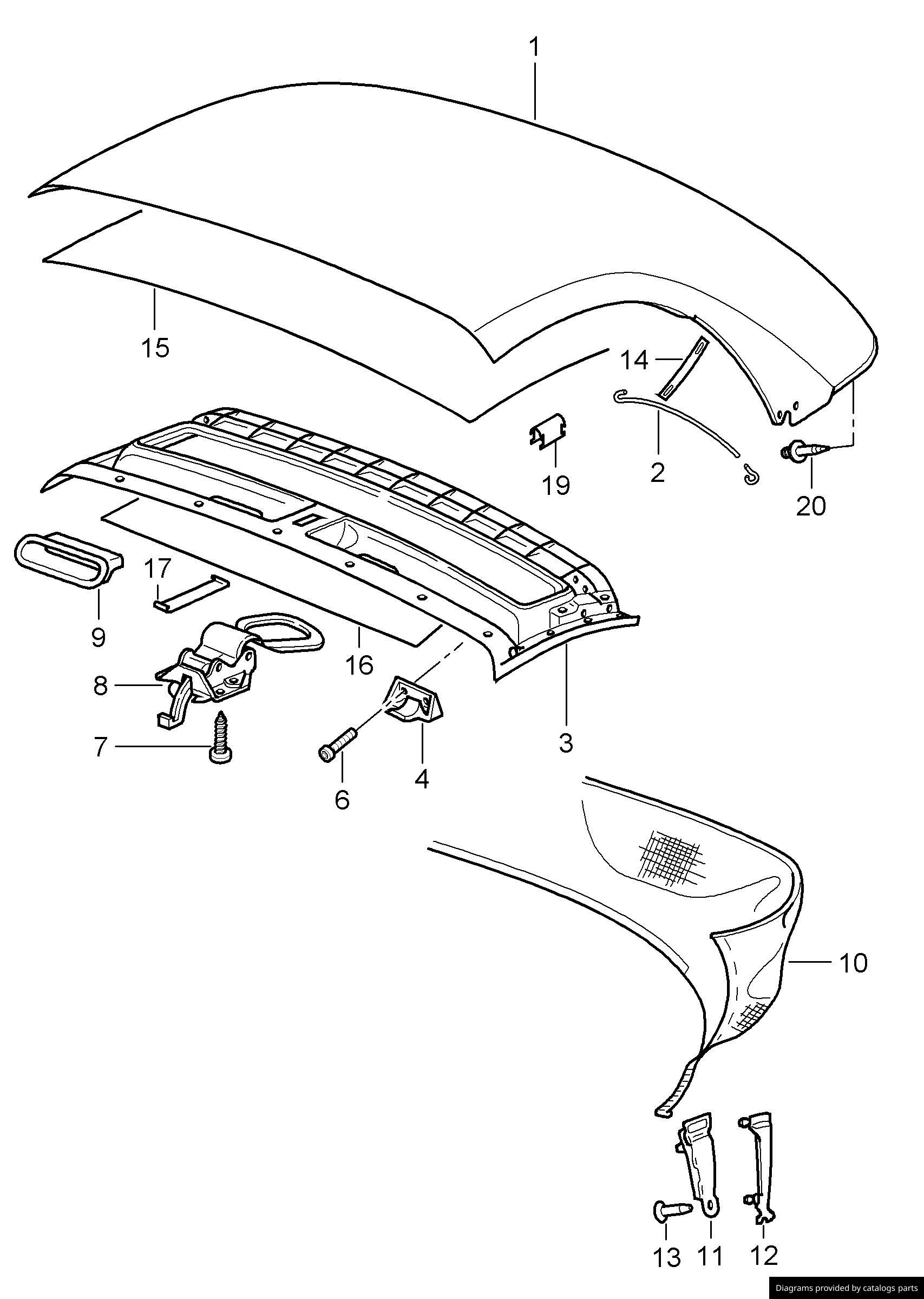 Car part diagram