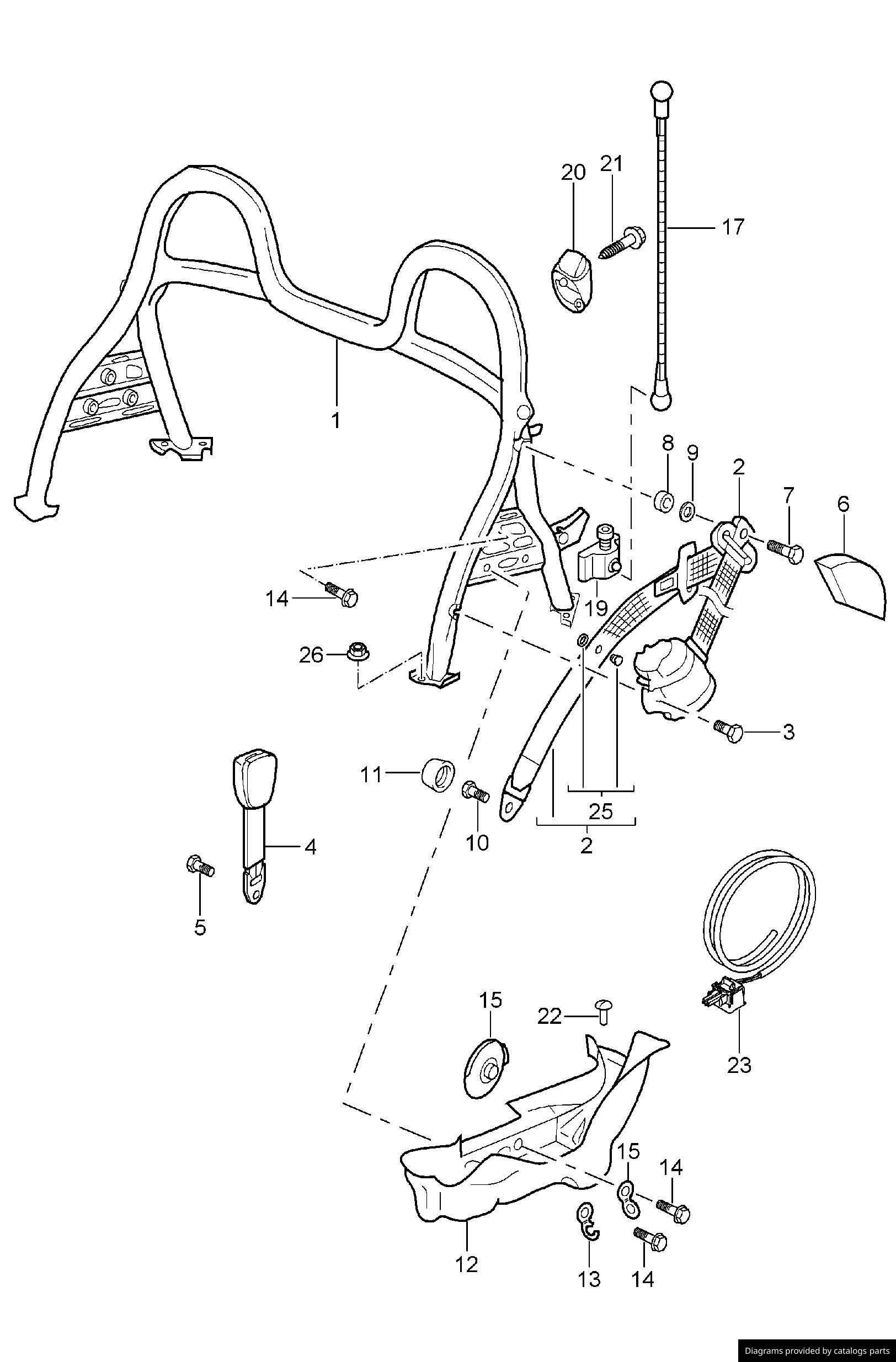 Car part diagram