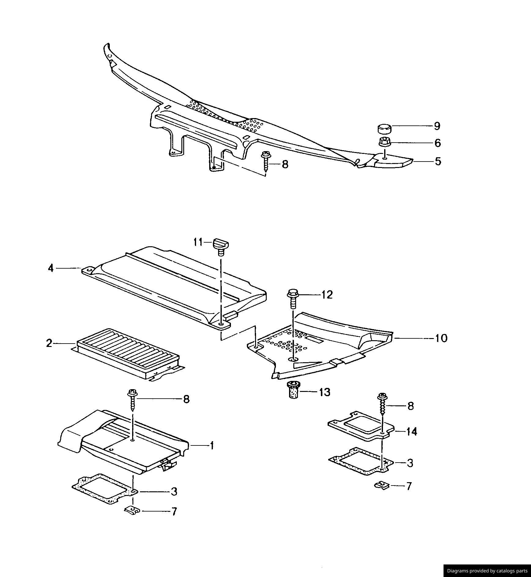 Car part diagram