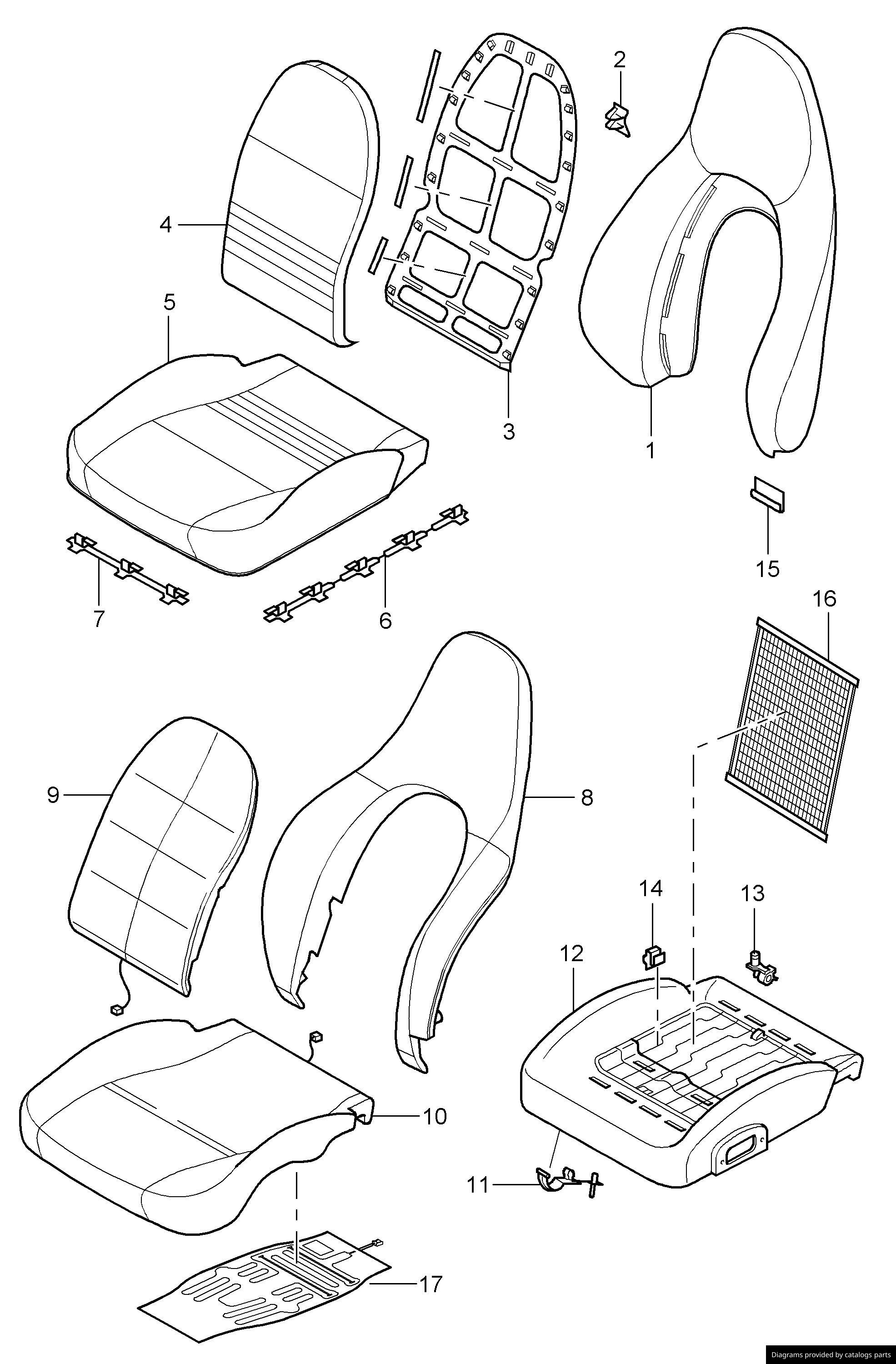 Car part diagram