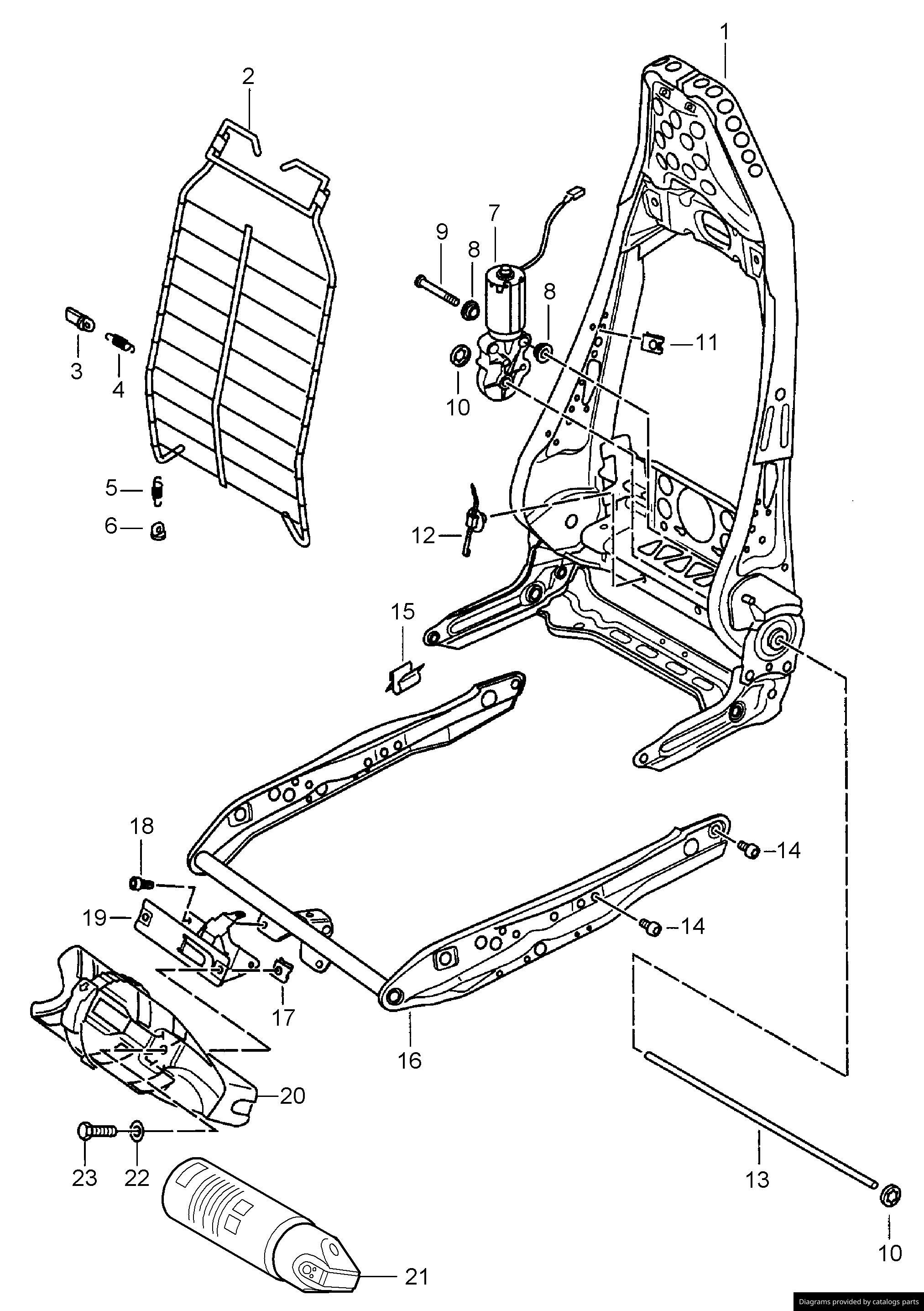 Car part diagram