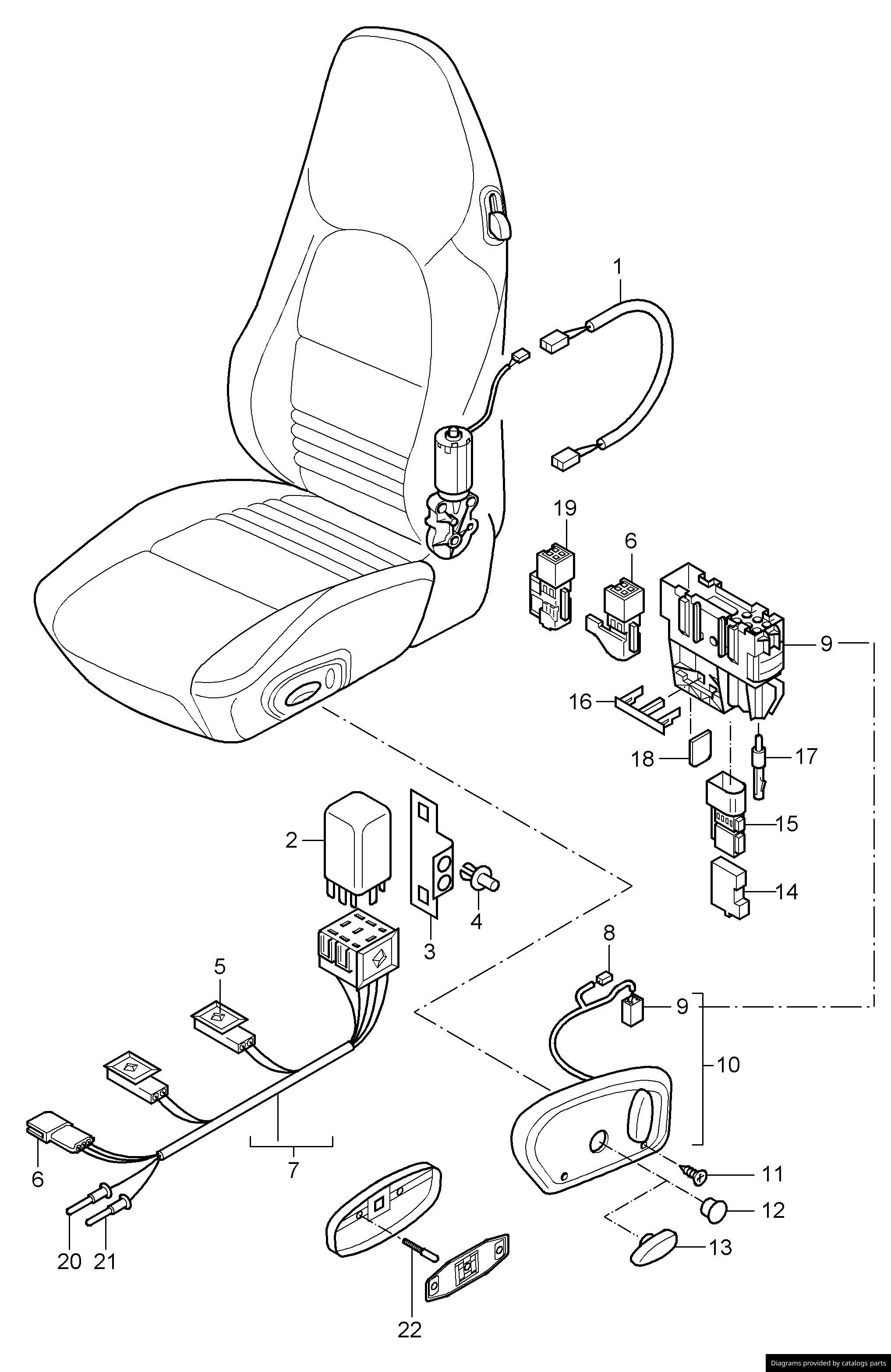 Car part diagram