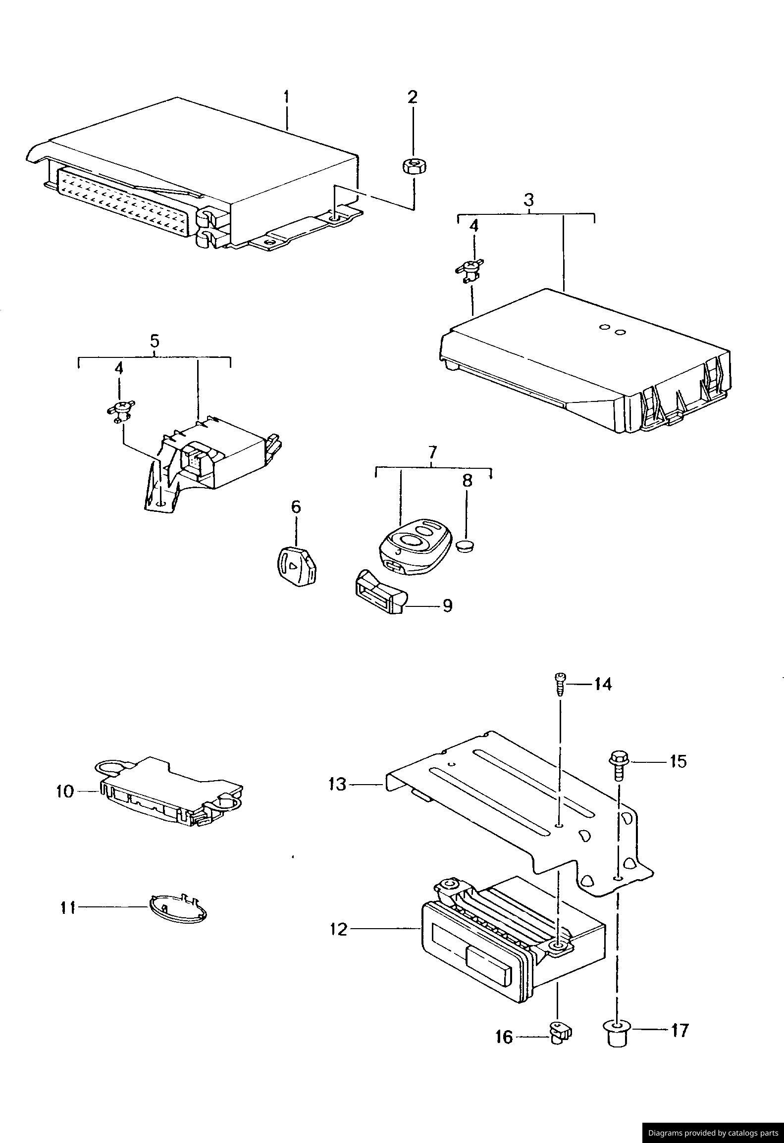 Car part diagram