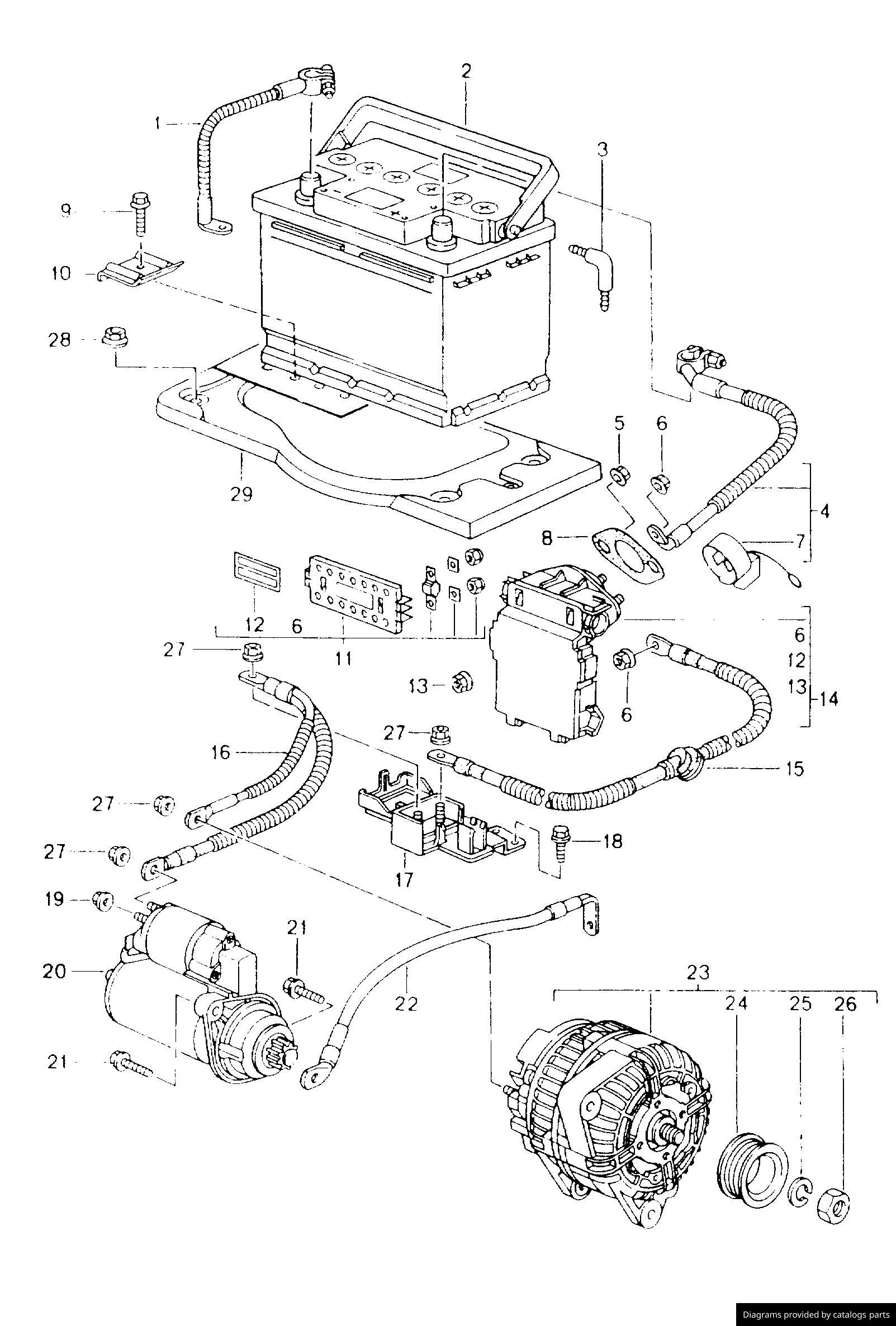 Car part diagram
