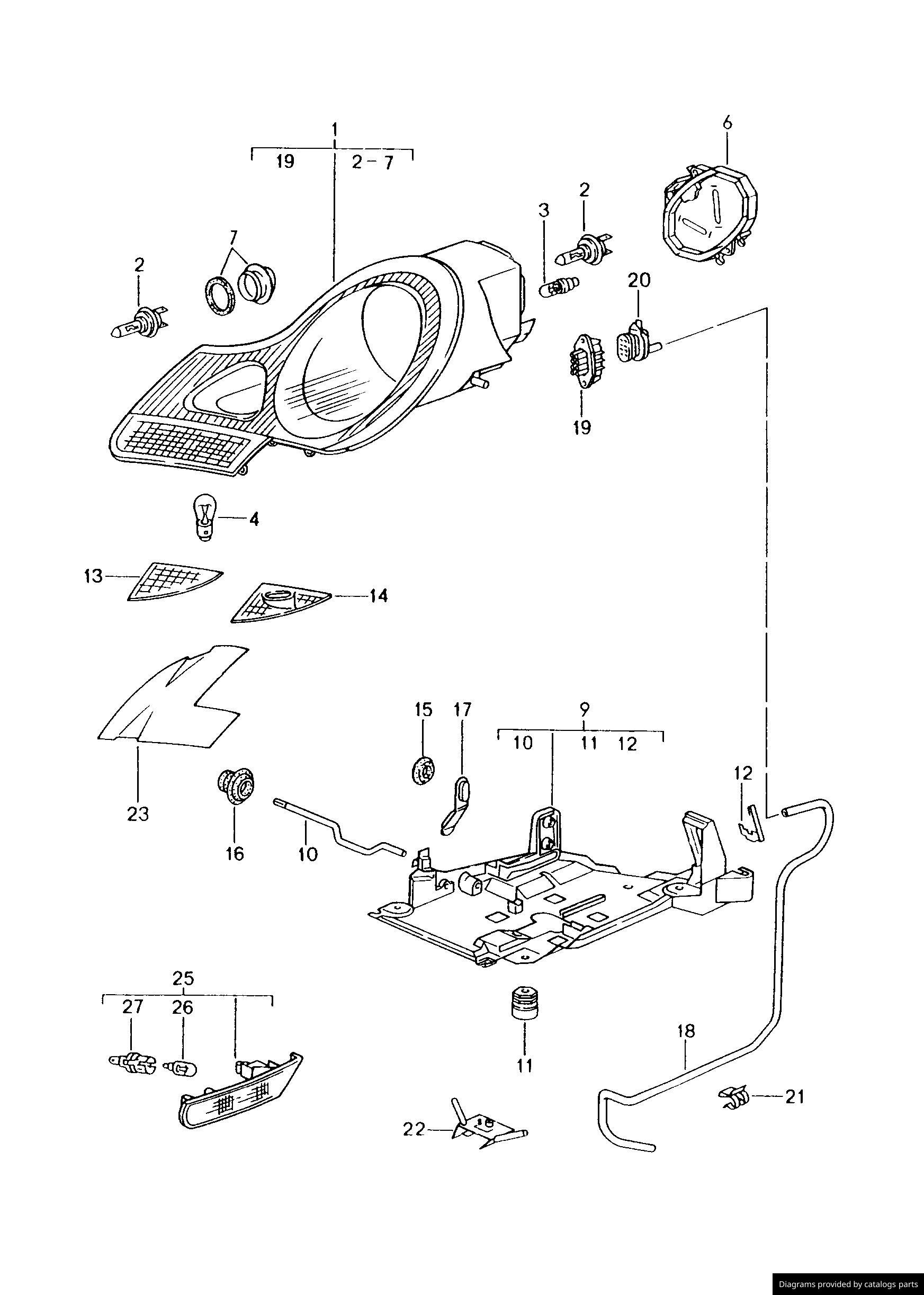 Car part diagram
