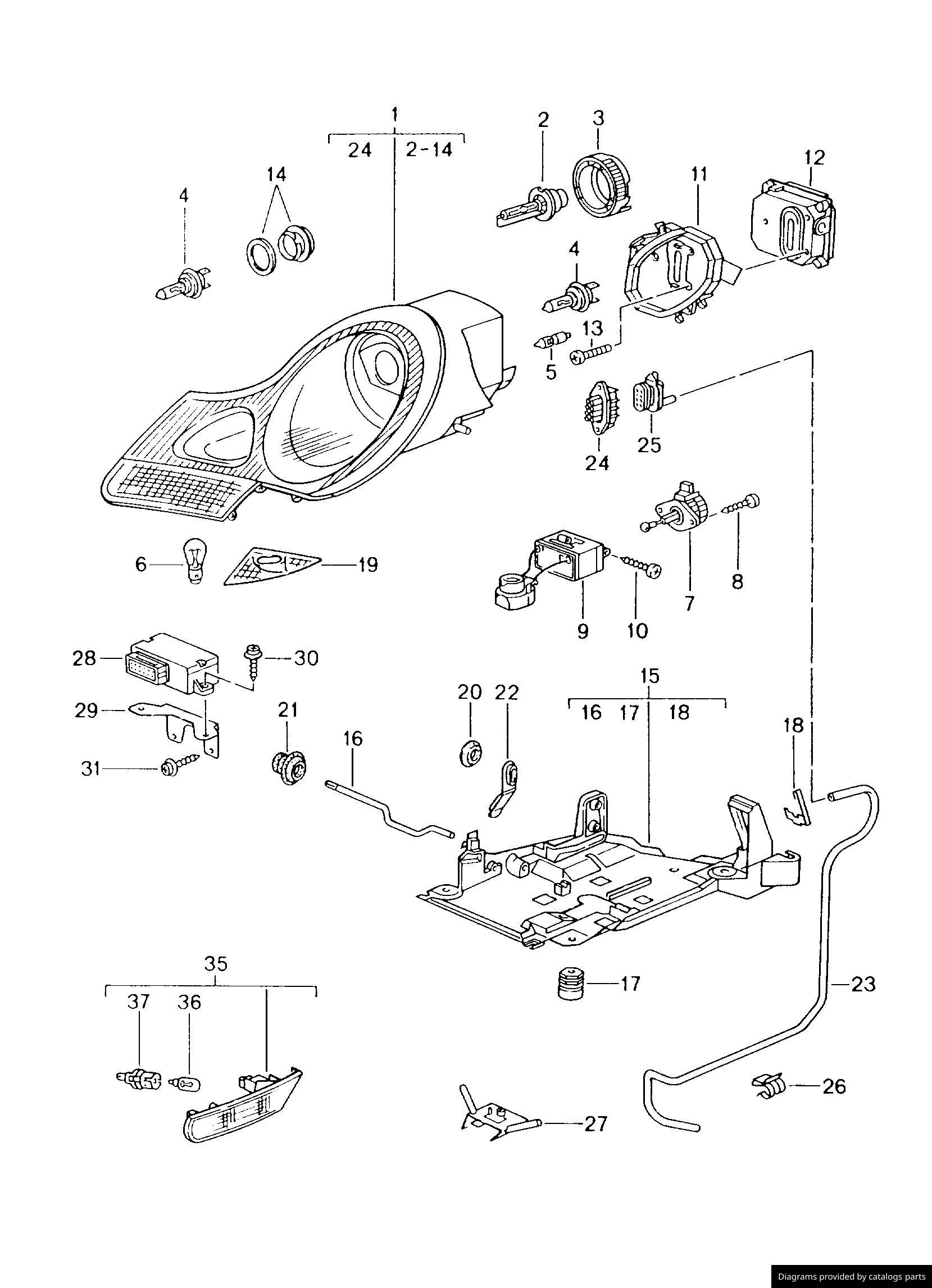 Car part diagram