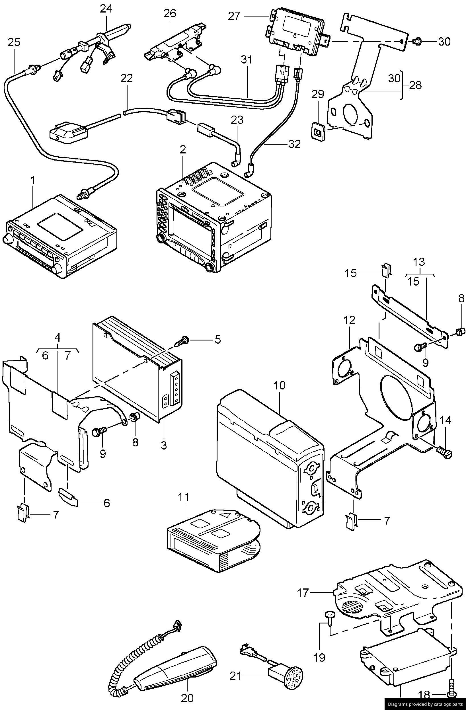 Car part diagram