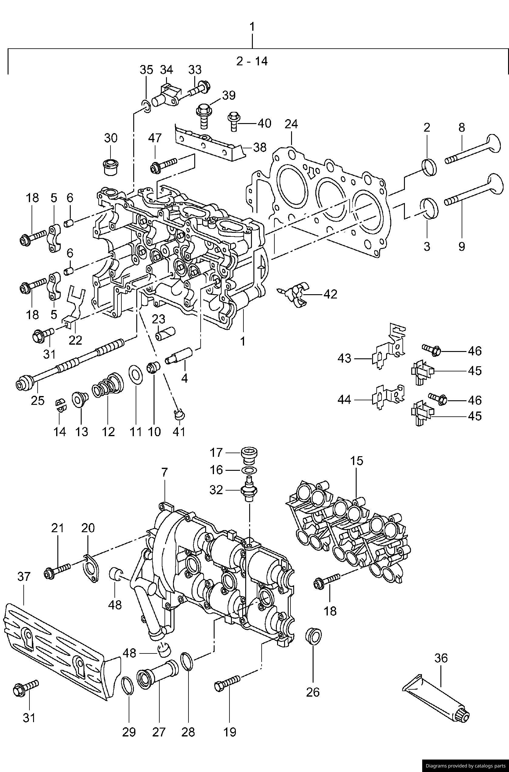 Car part diagram