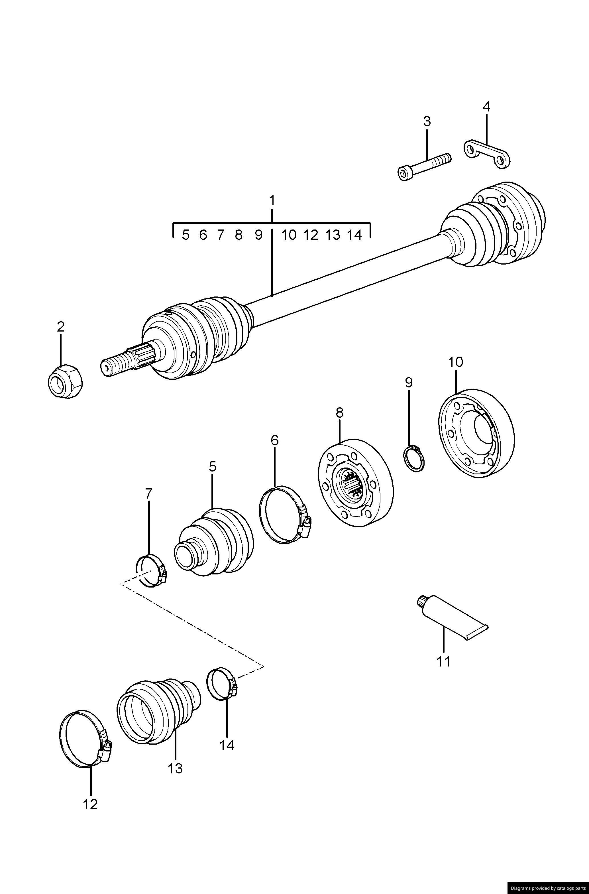 Car part diagram