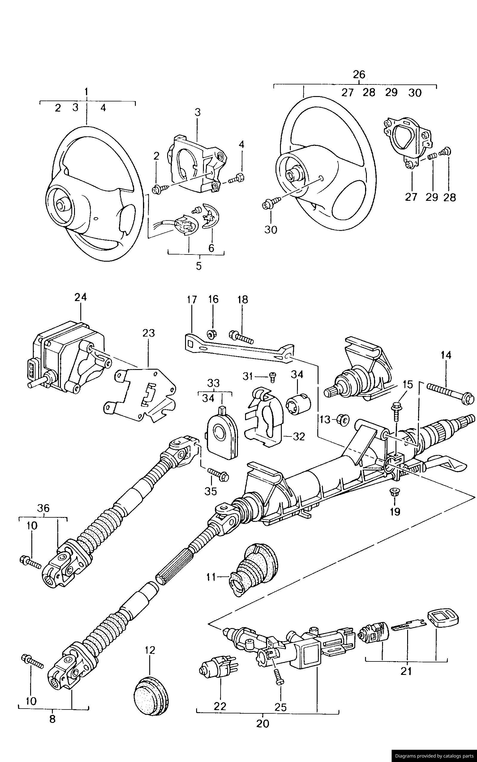 Car part diagram