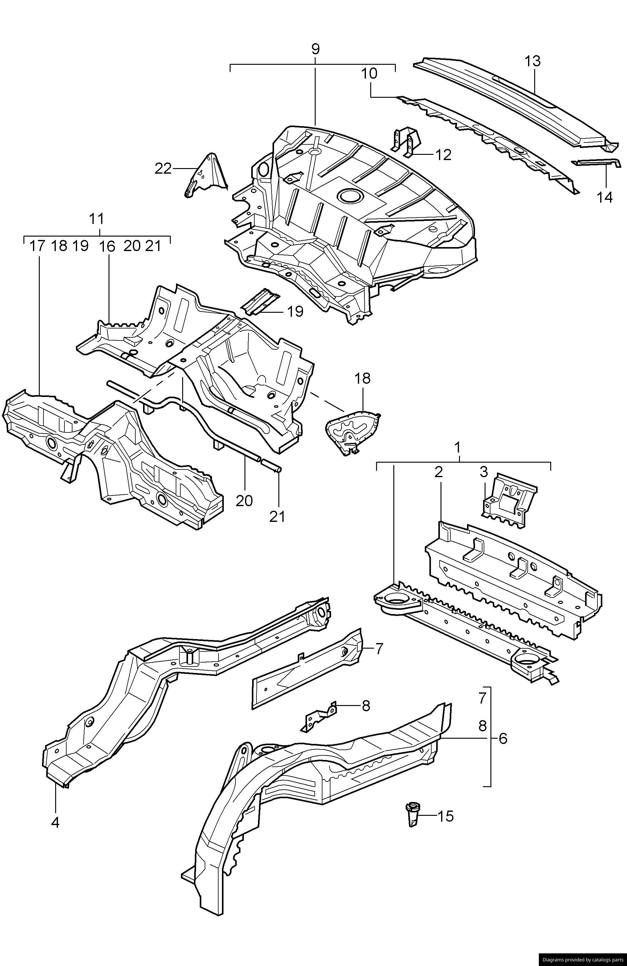 Car part diagram