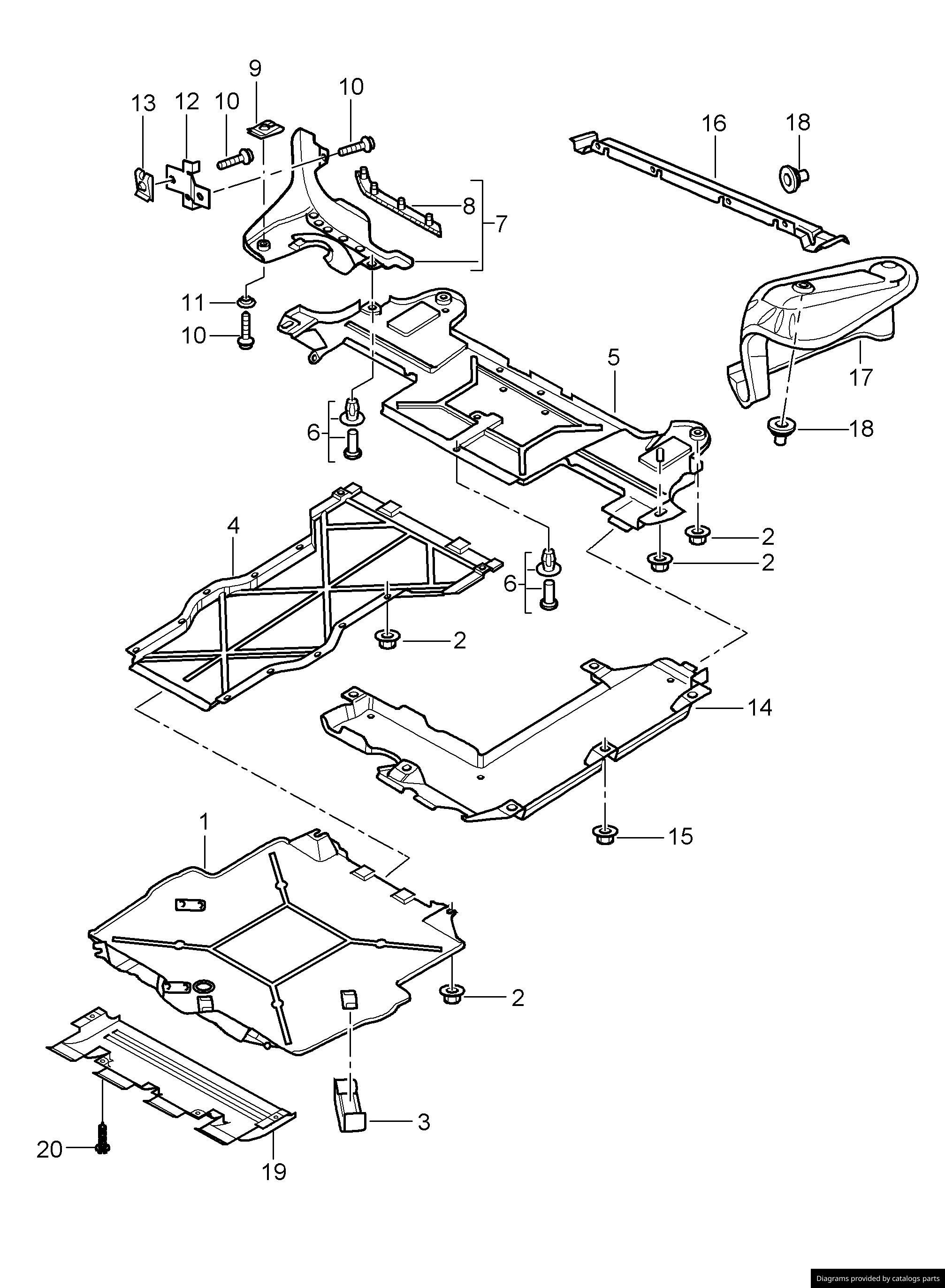 Car part diagram
