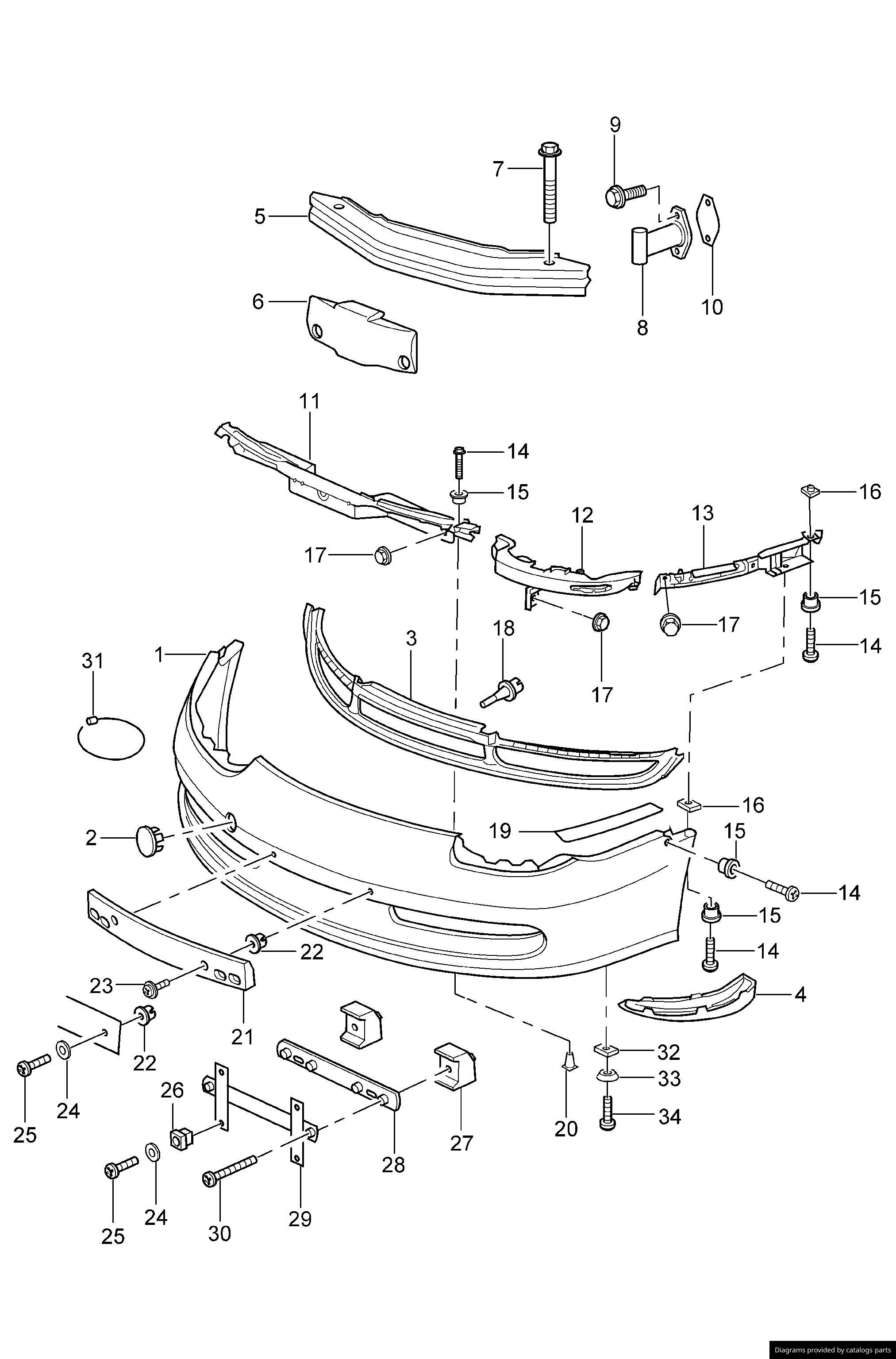 Car part diagram