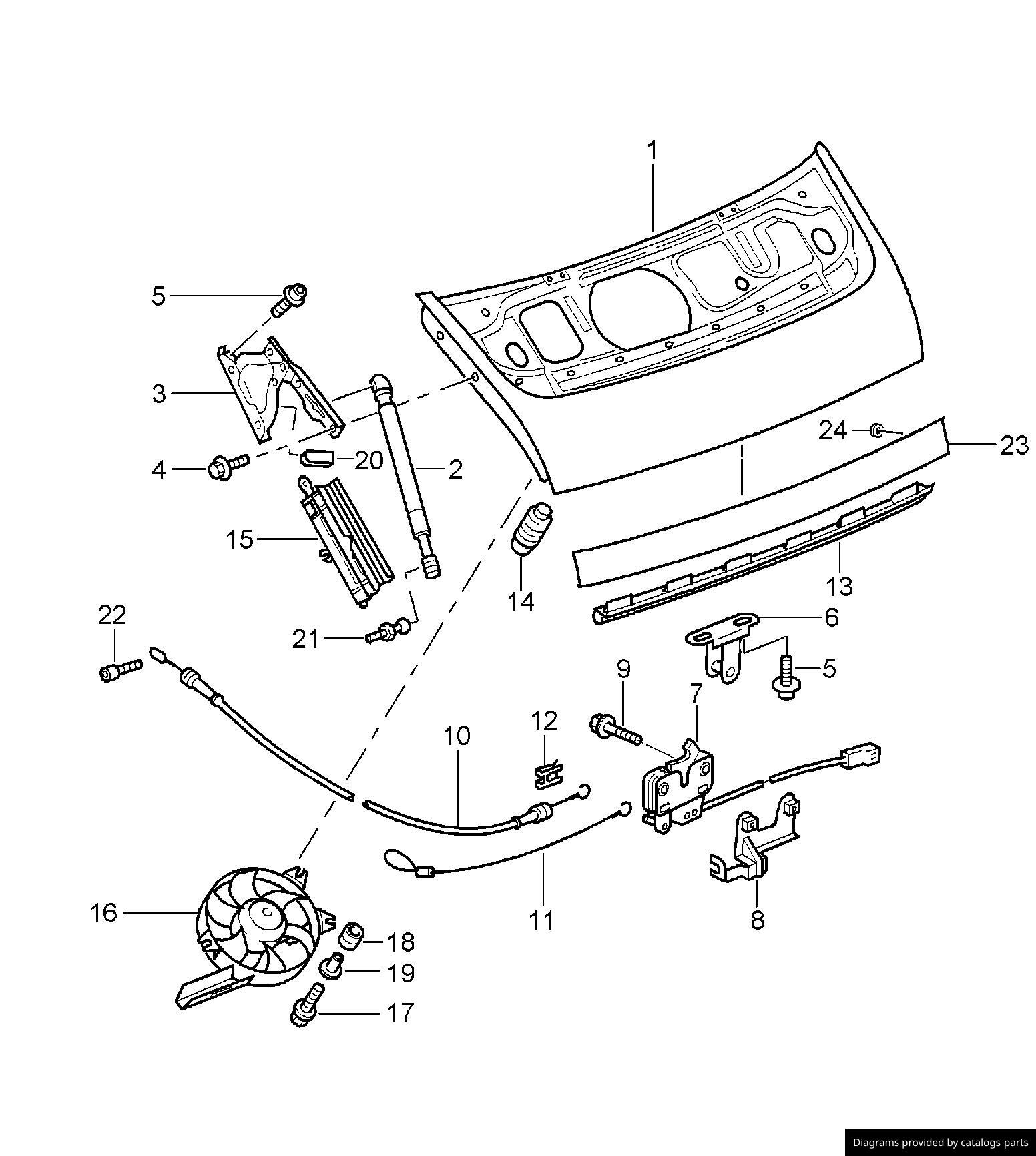Car part diagram