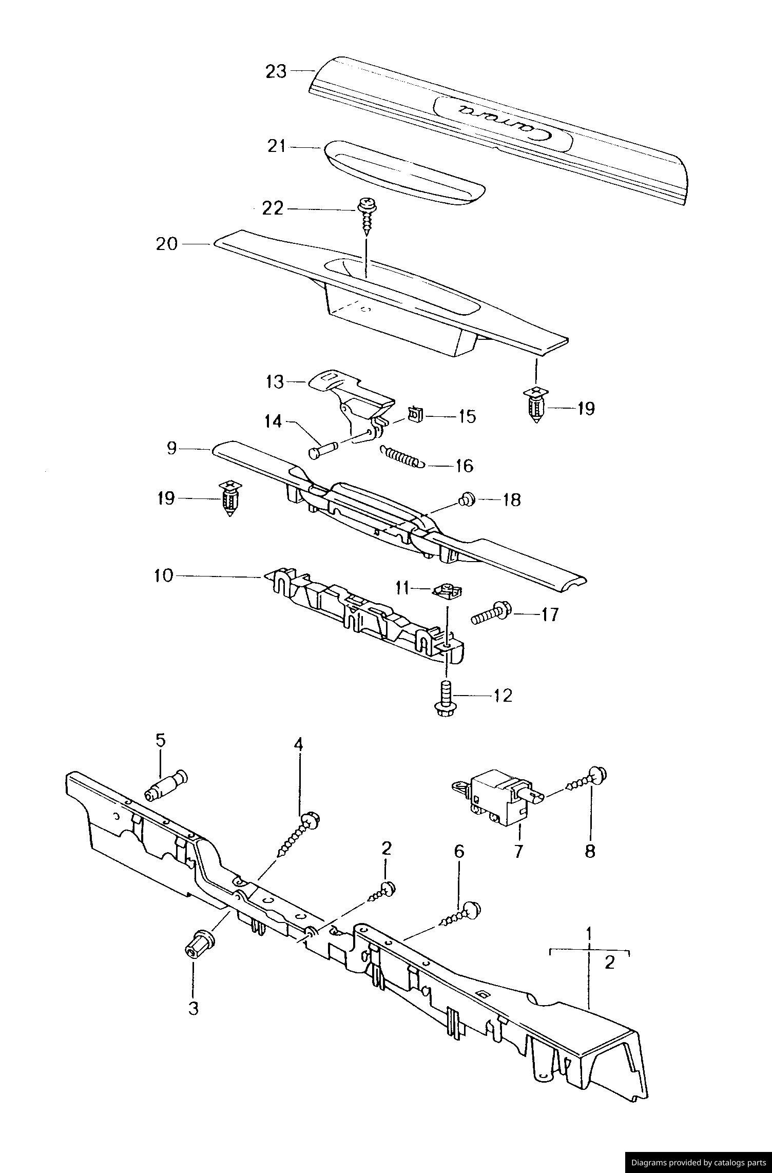 Car part diagram