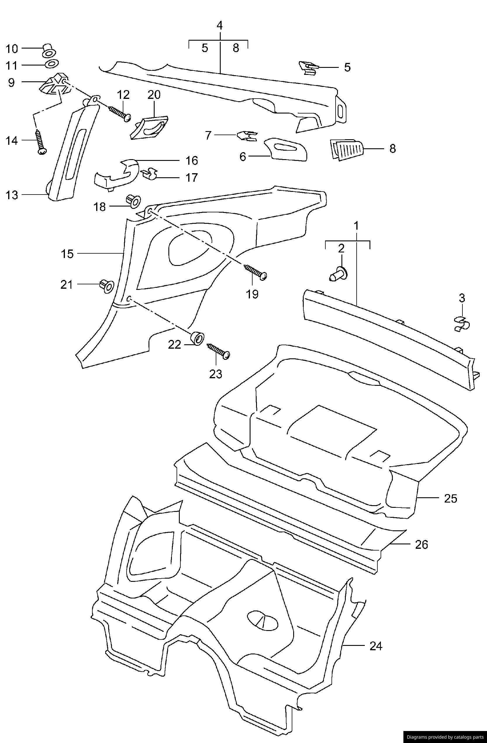 Car part diagram