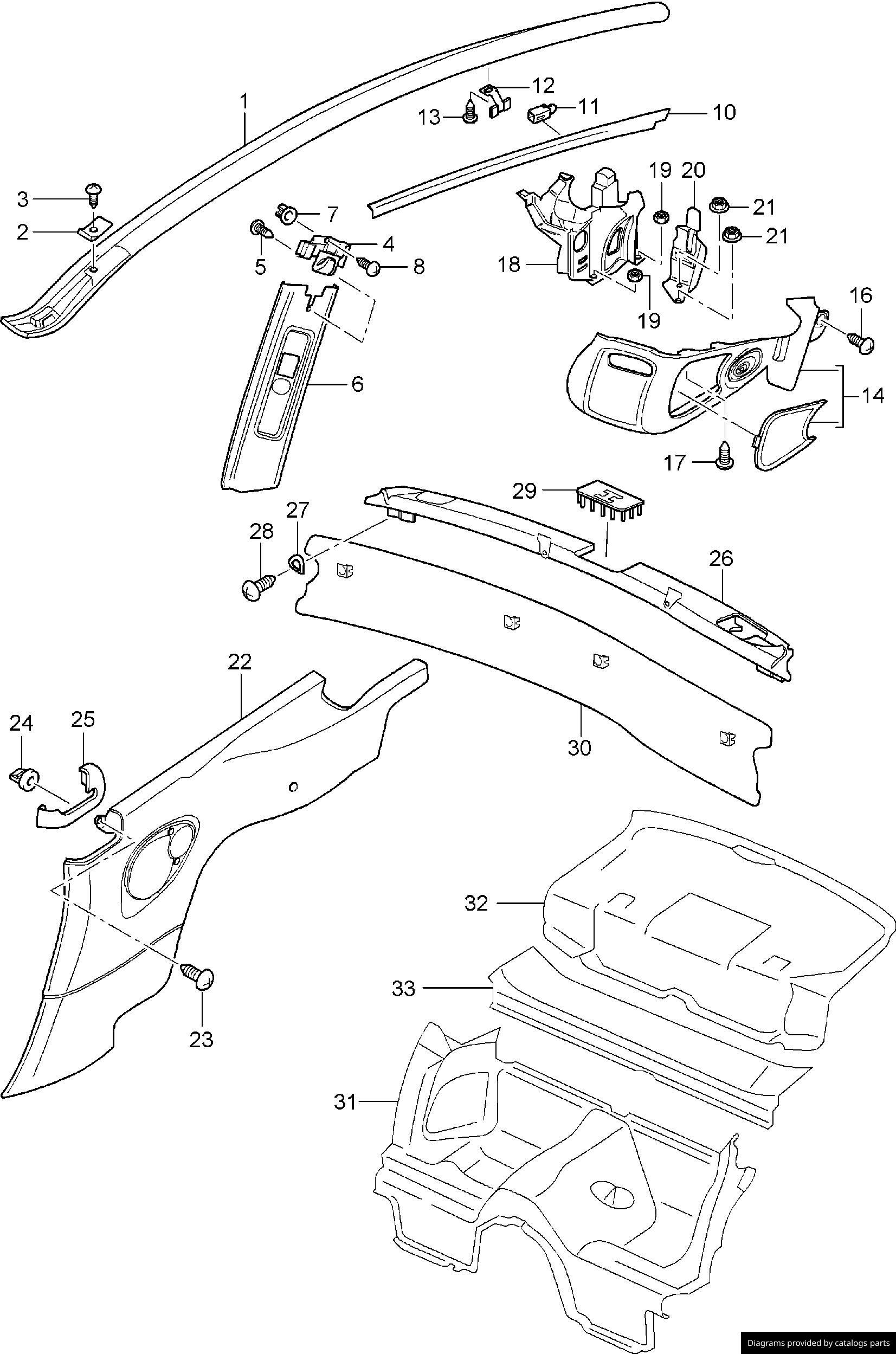 Car part diagram