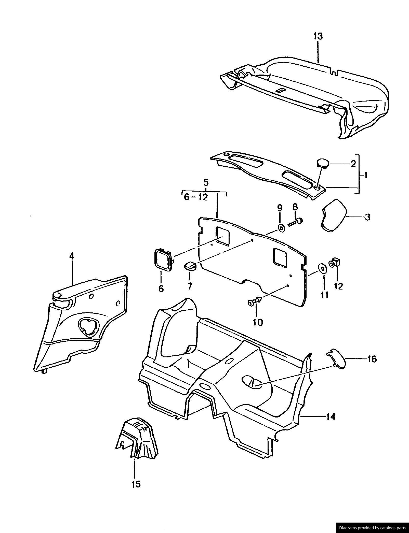 Car part diagram
