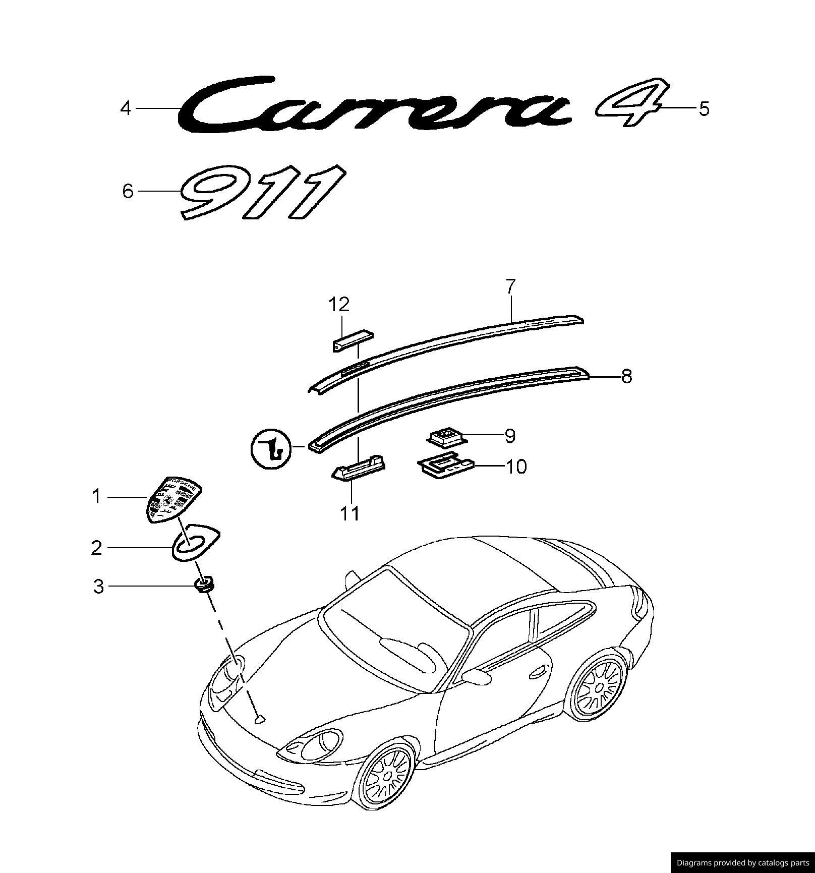 Car part diagram