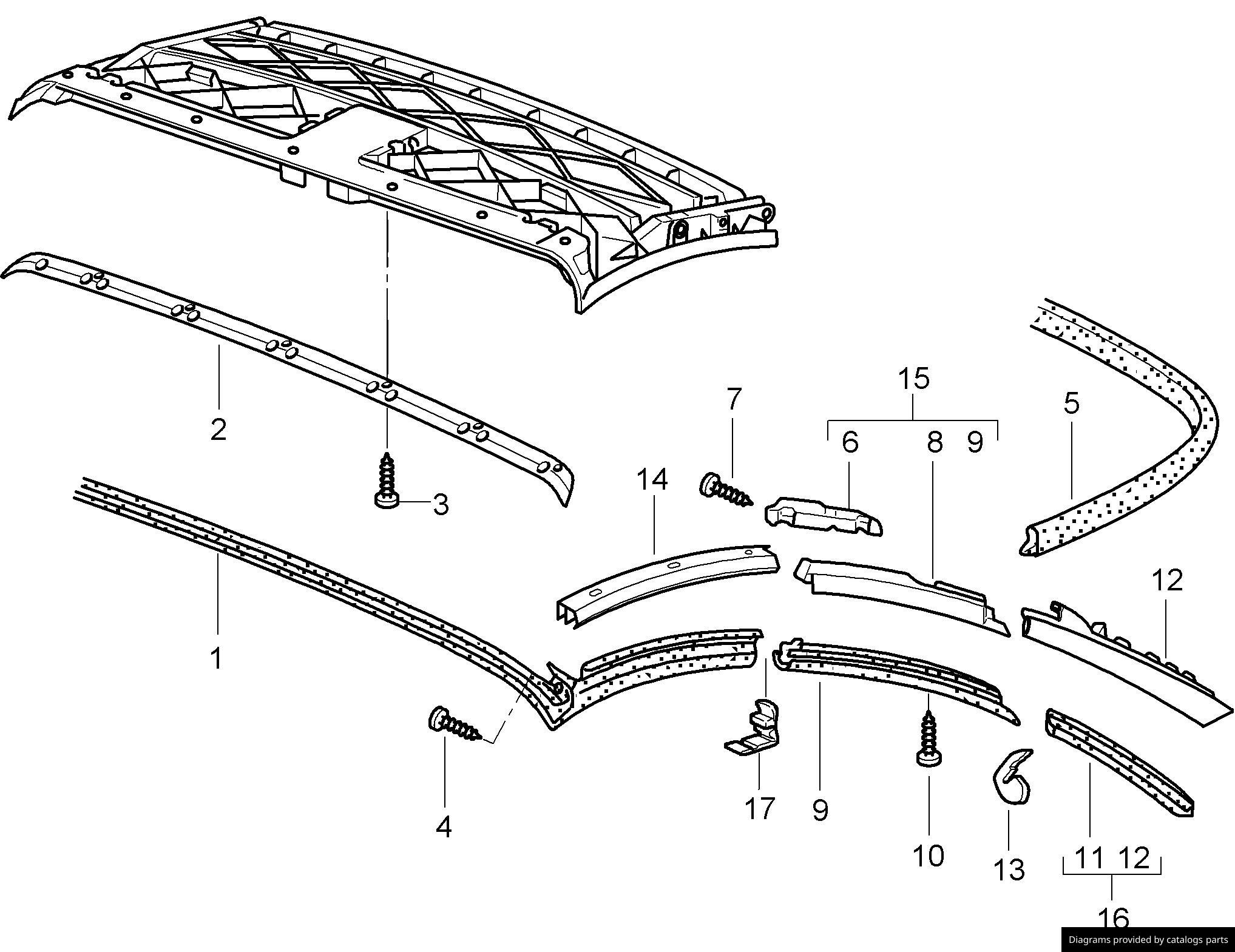 Car part diagram