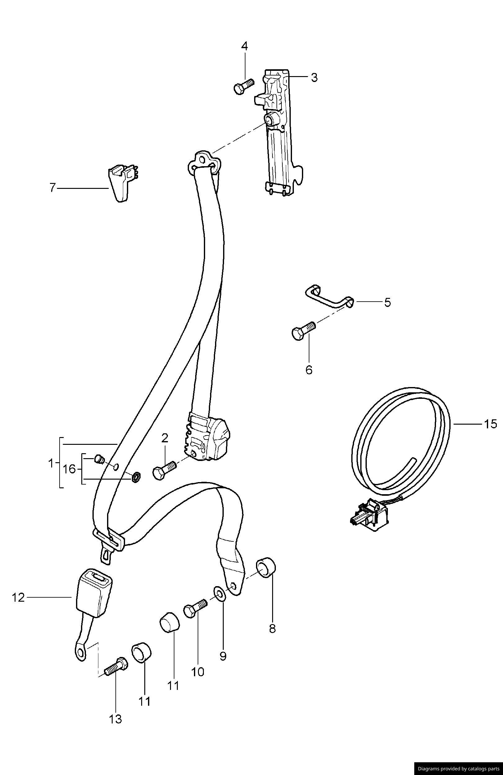 Car part diagram