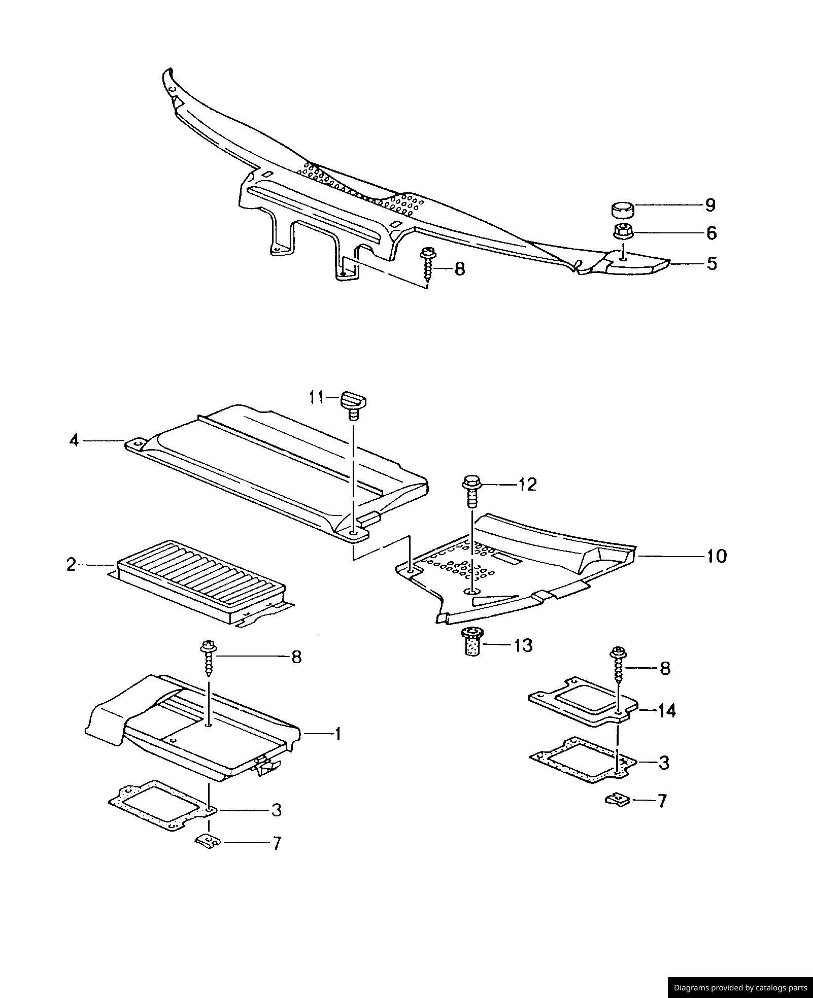 Car part diagram