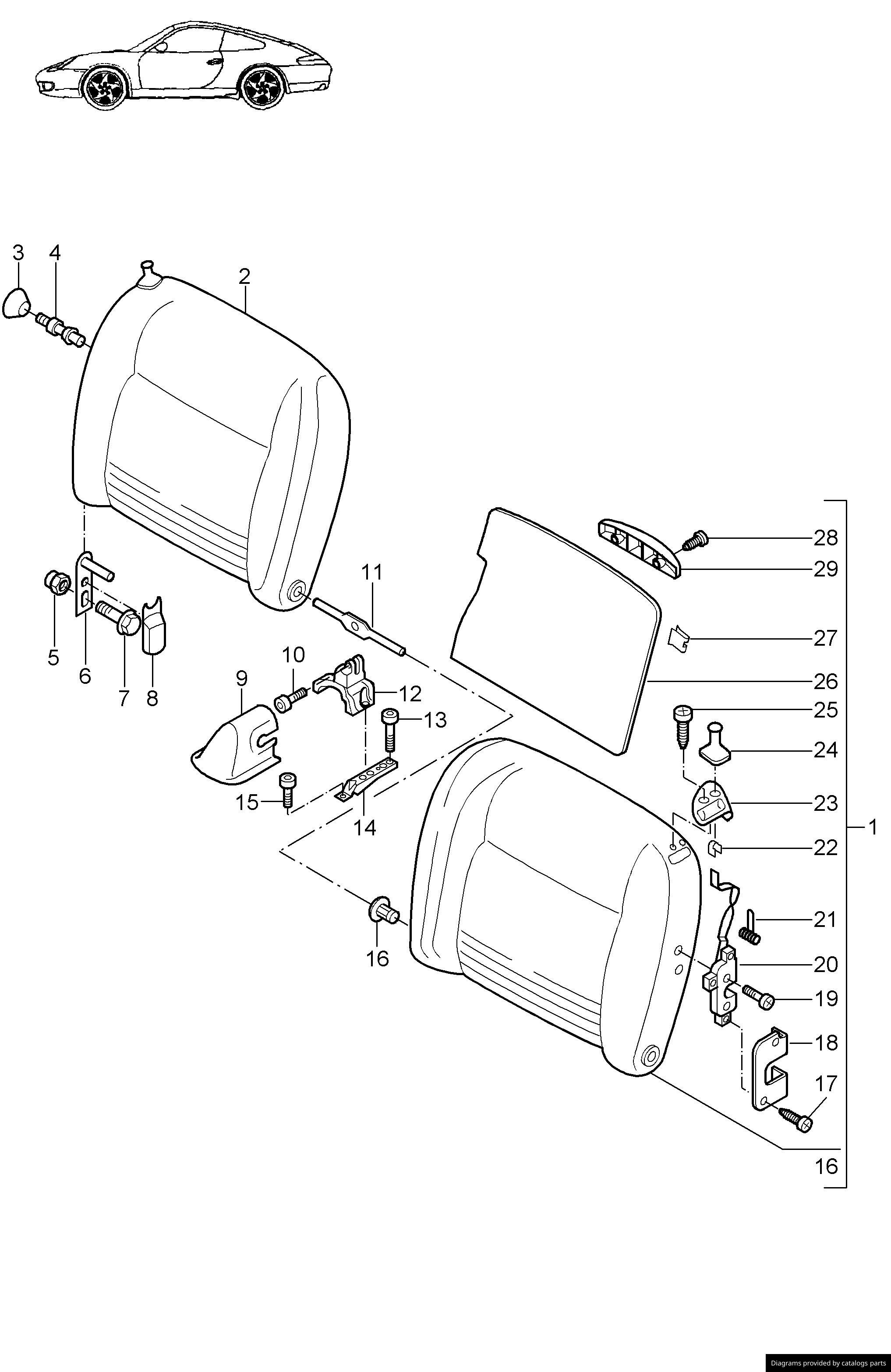 Car part diagram