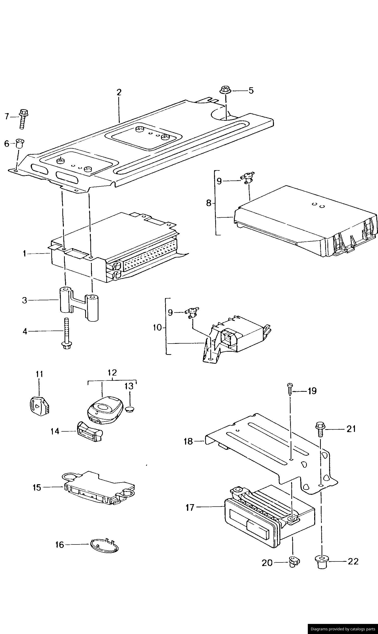 Car part diagram
