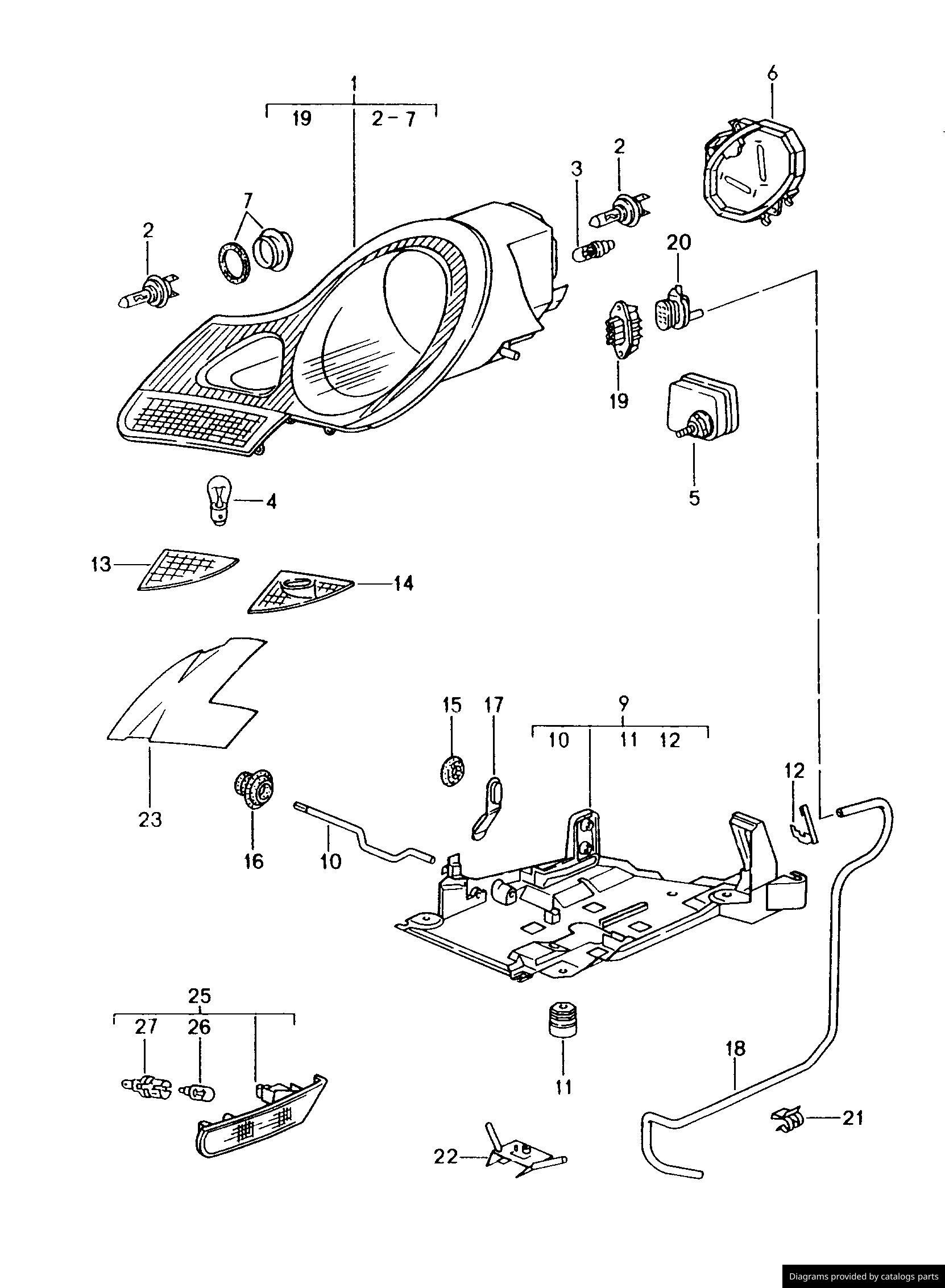 Car part diagram