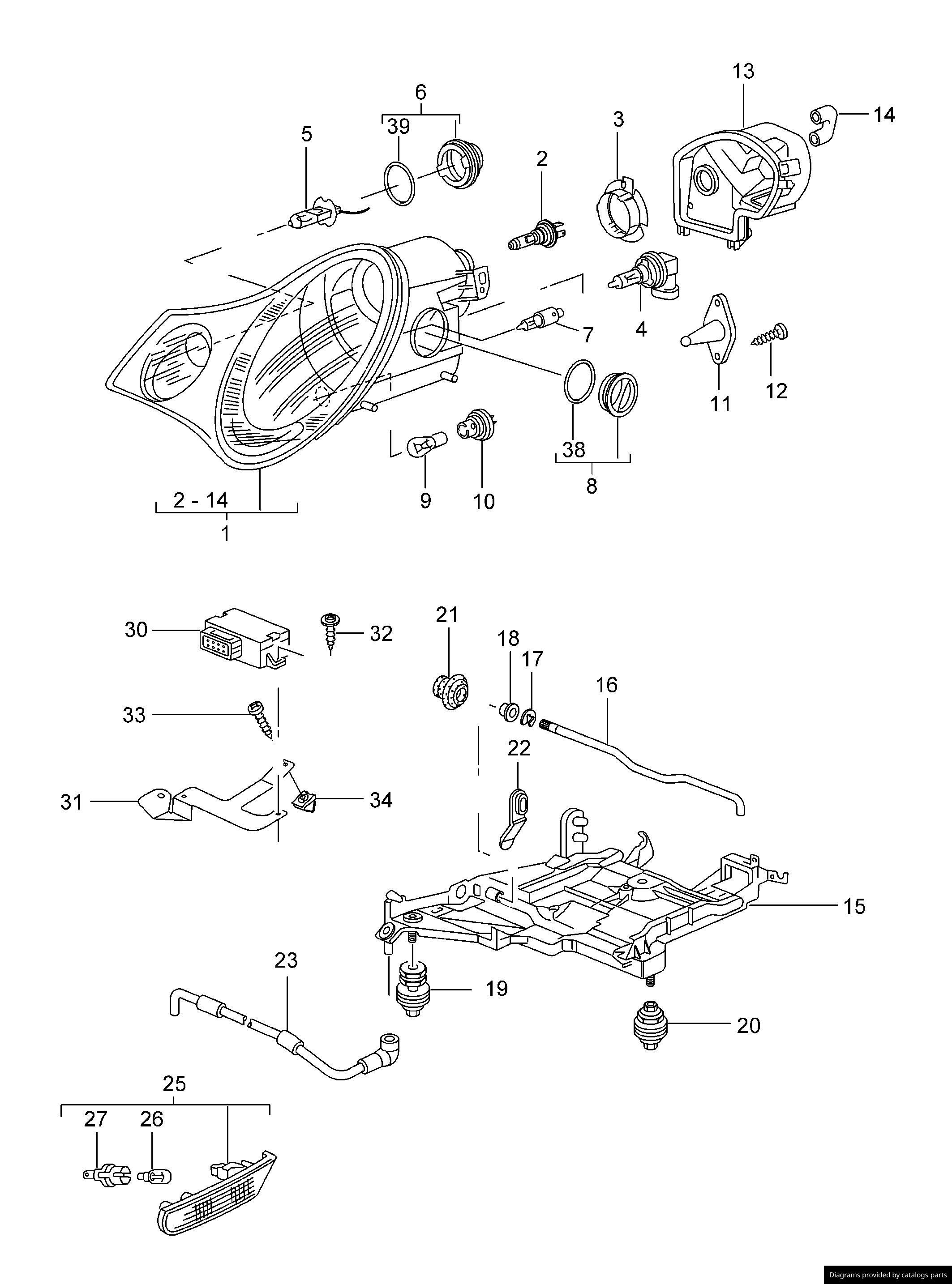 Car part diagram