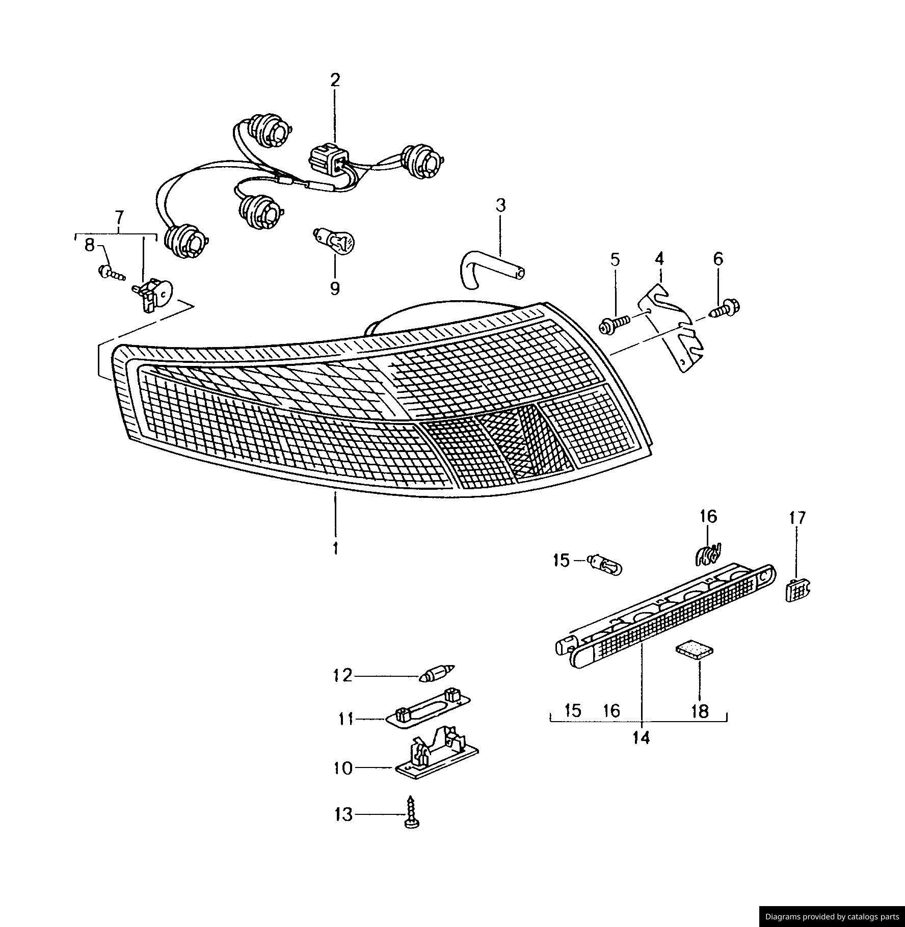 Car part diagram