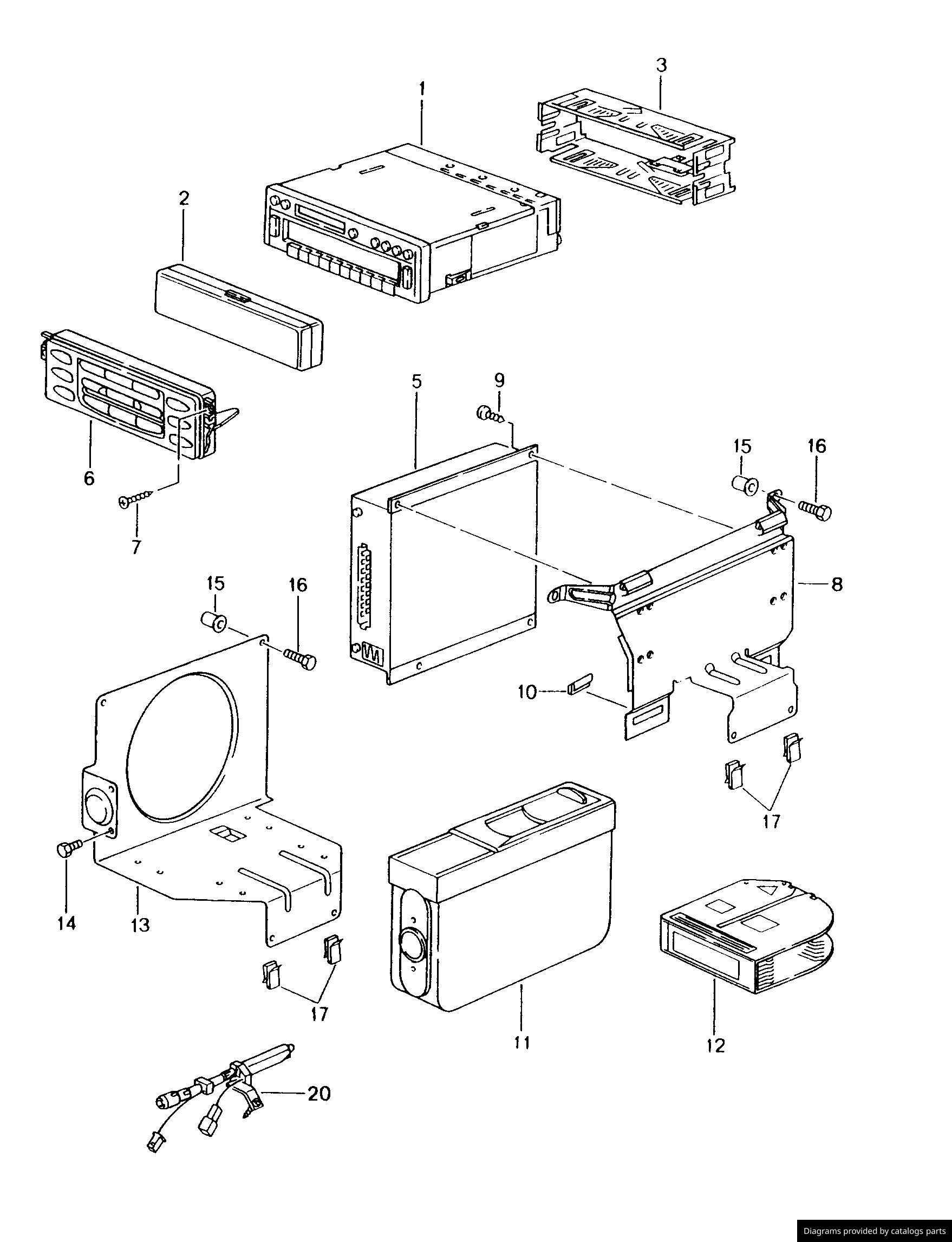Car part diagram