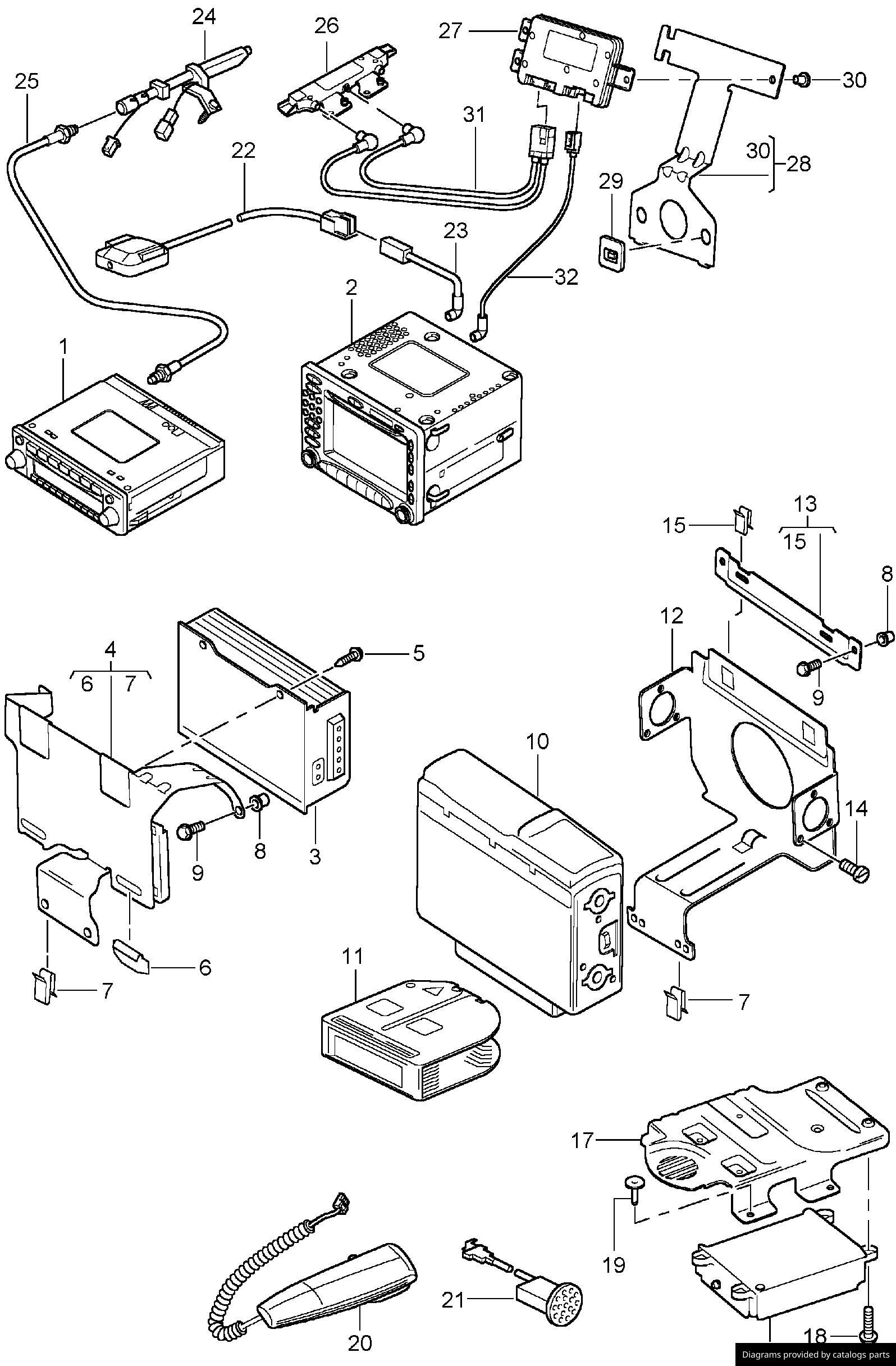 Car part diagram