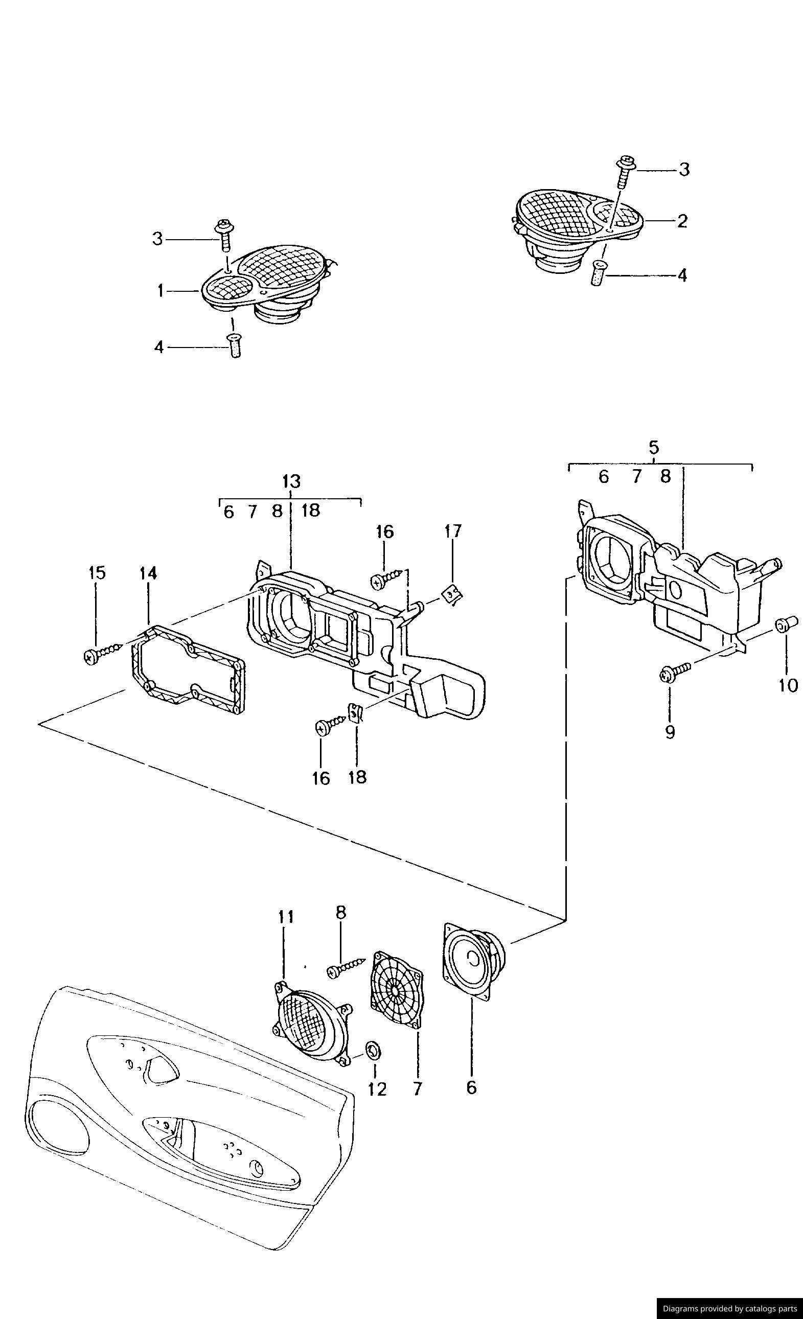 Car part diagram