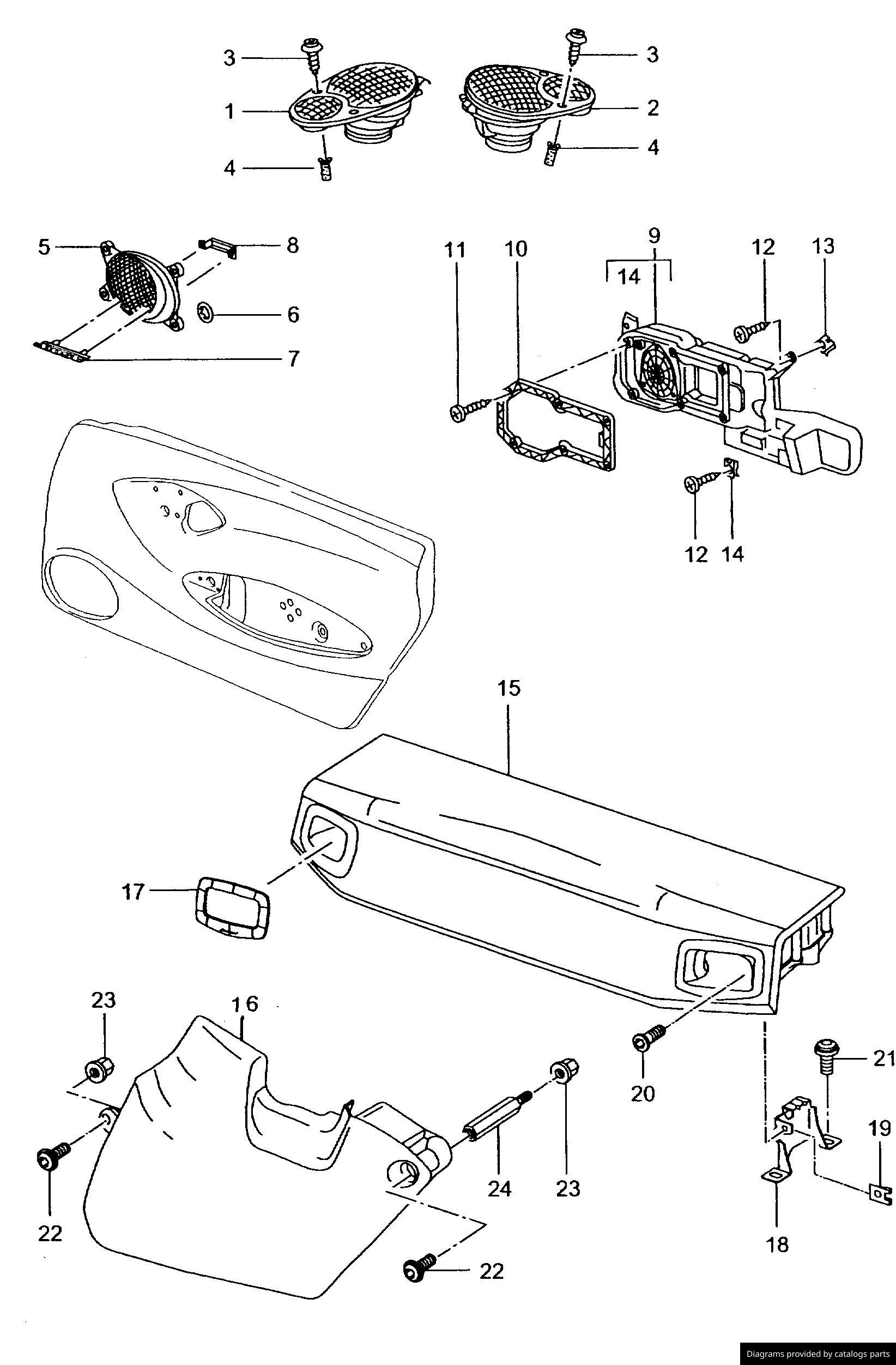 Car part diagram