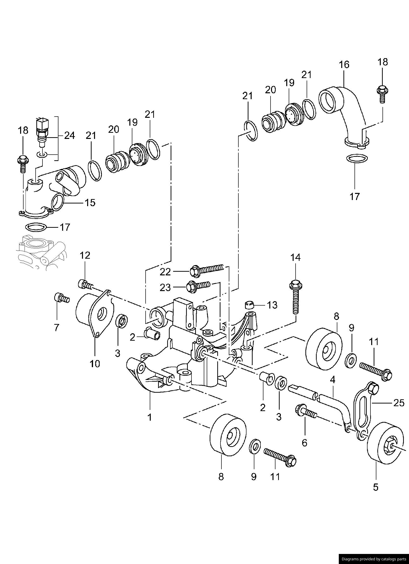 Car part diagram